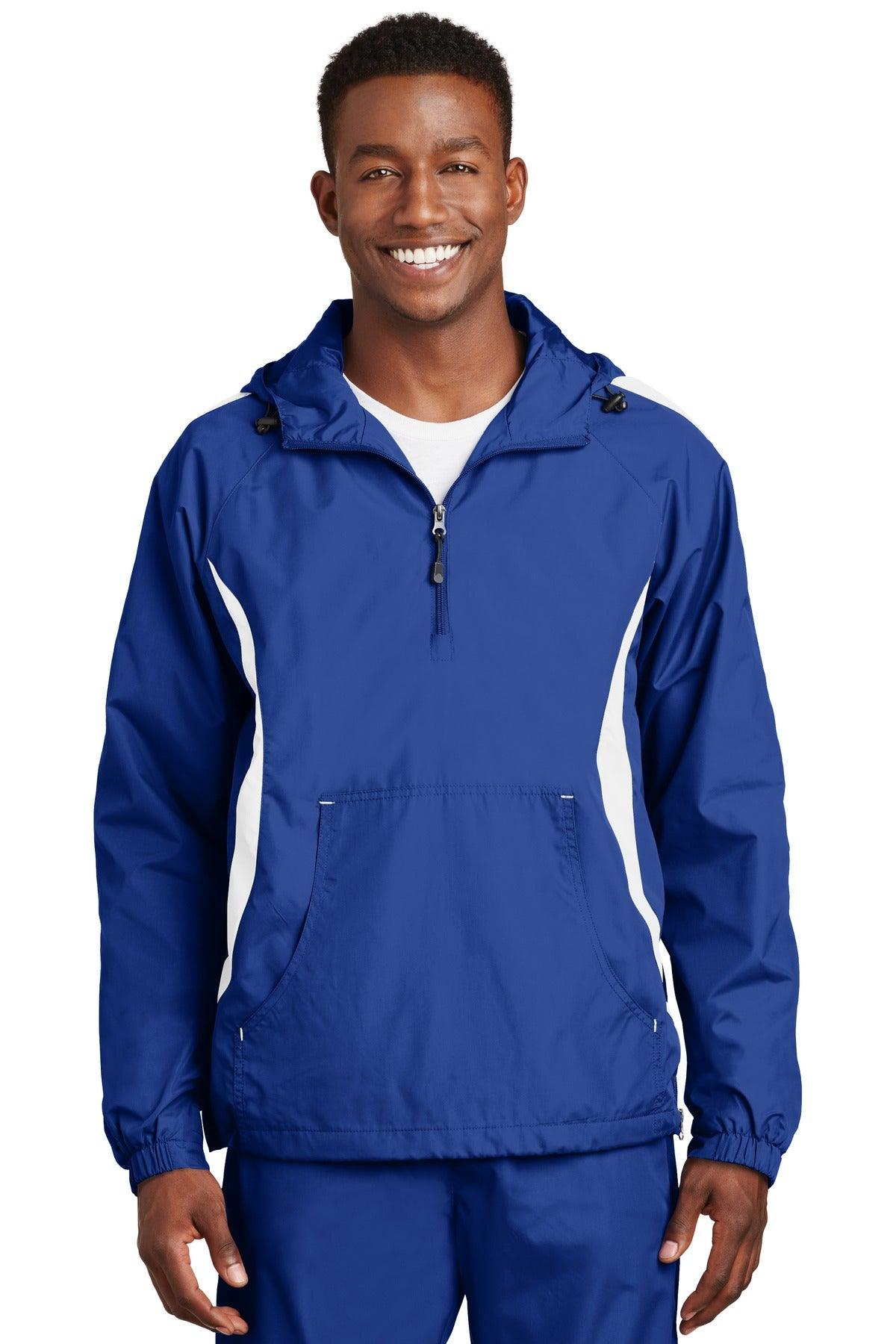 Sport-Tek Colorblock Raglan Anorak. JST63 - Dresses Max