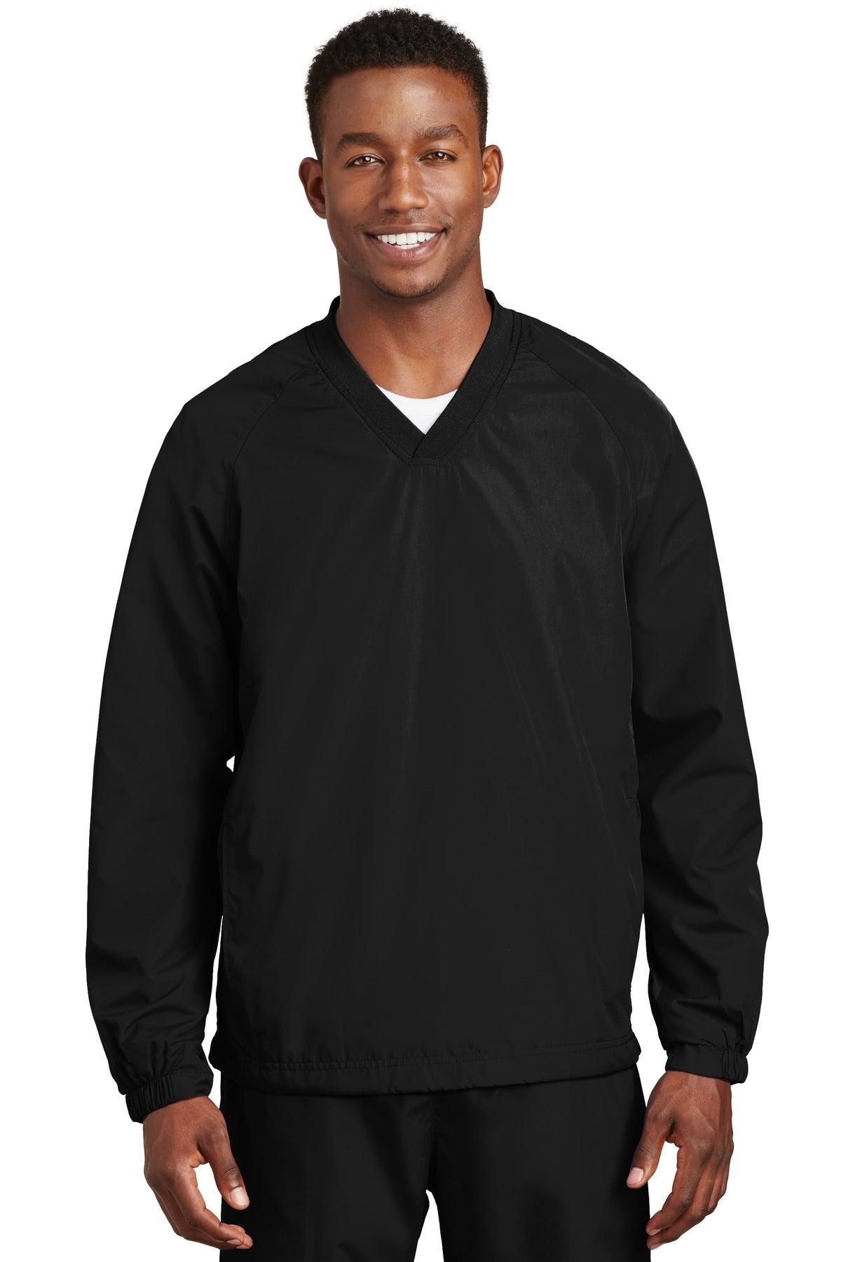 Sport-Tek V-Neck Raglan Wind Shirt. JST72 - Dresses Max