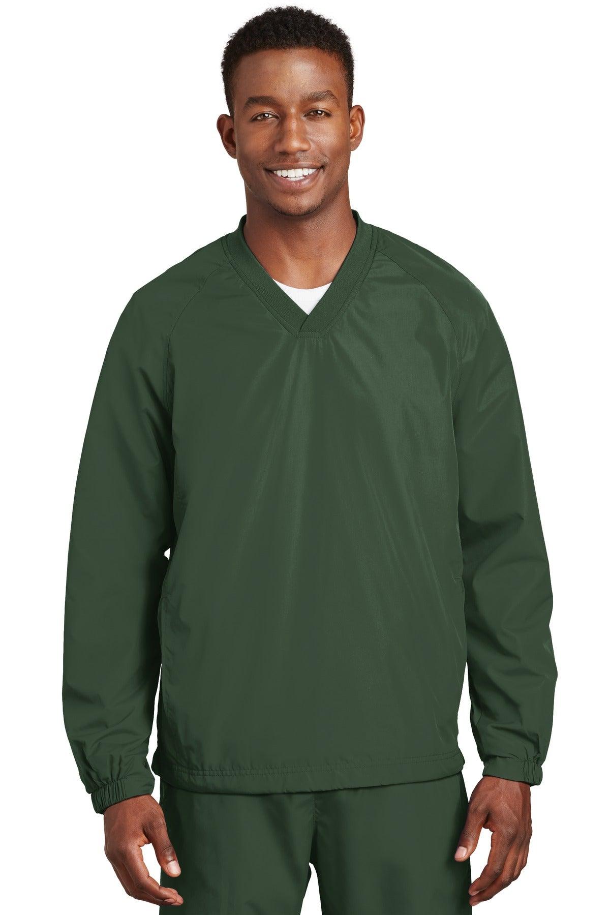 Sport-Tek V-Neck Raglan Wind Shirt. JST72 - Dresses Max