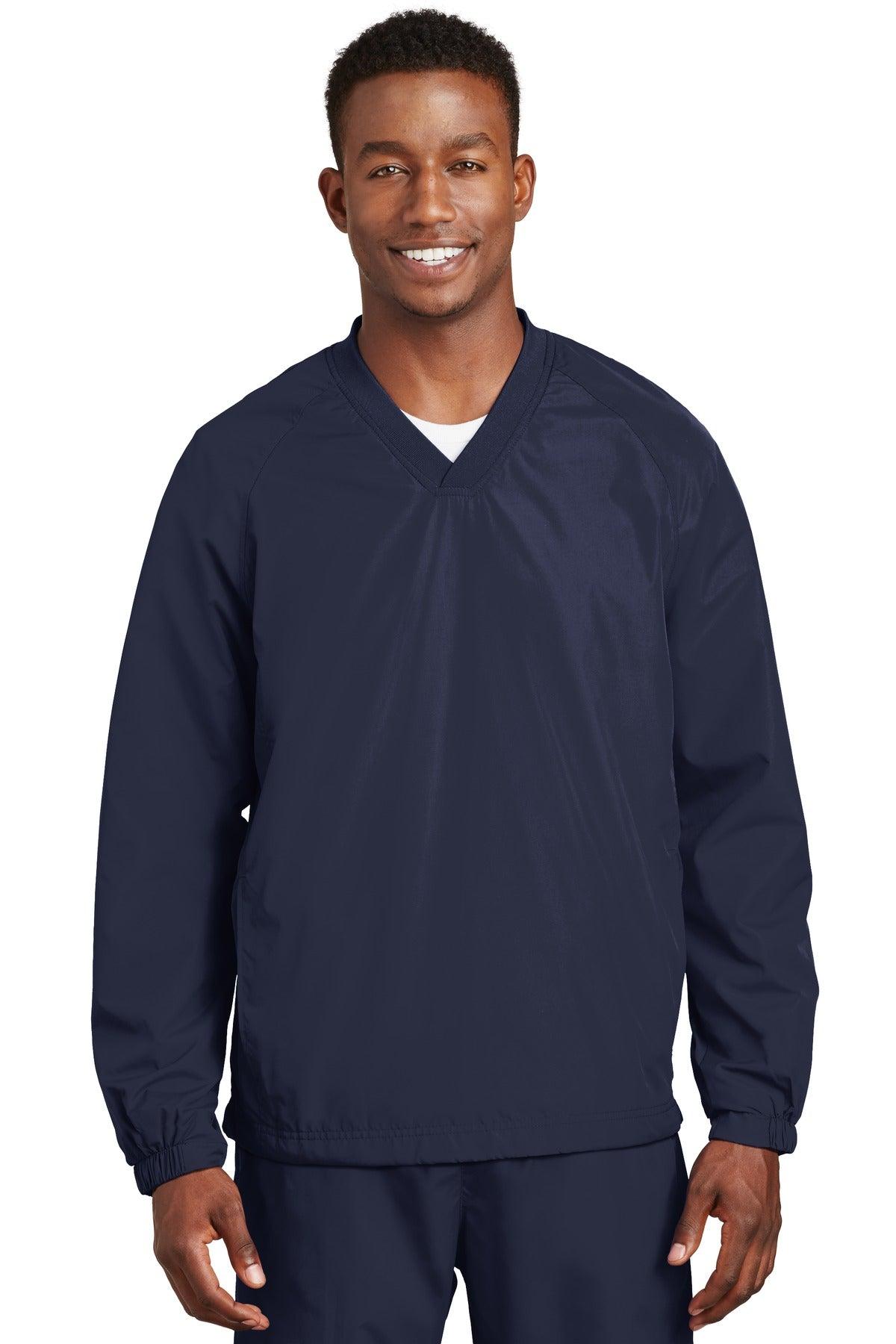 Sport-Tek V-Neck Raglan Wind Shirt. JST72 - Dresses Max