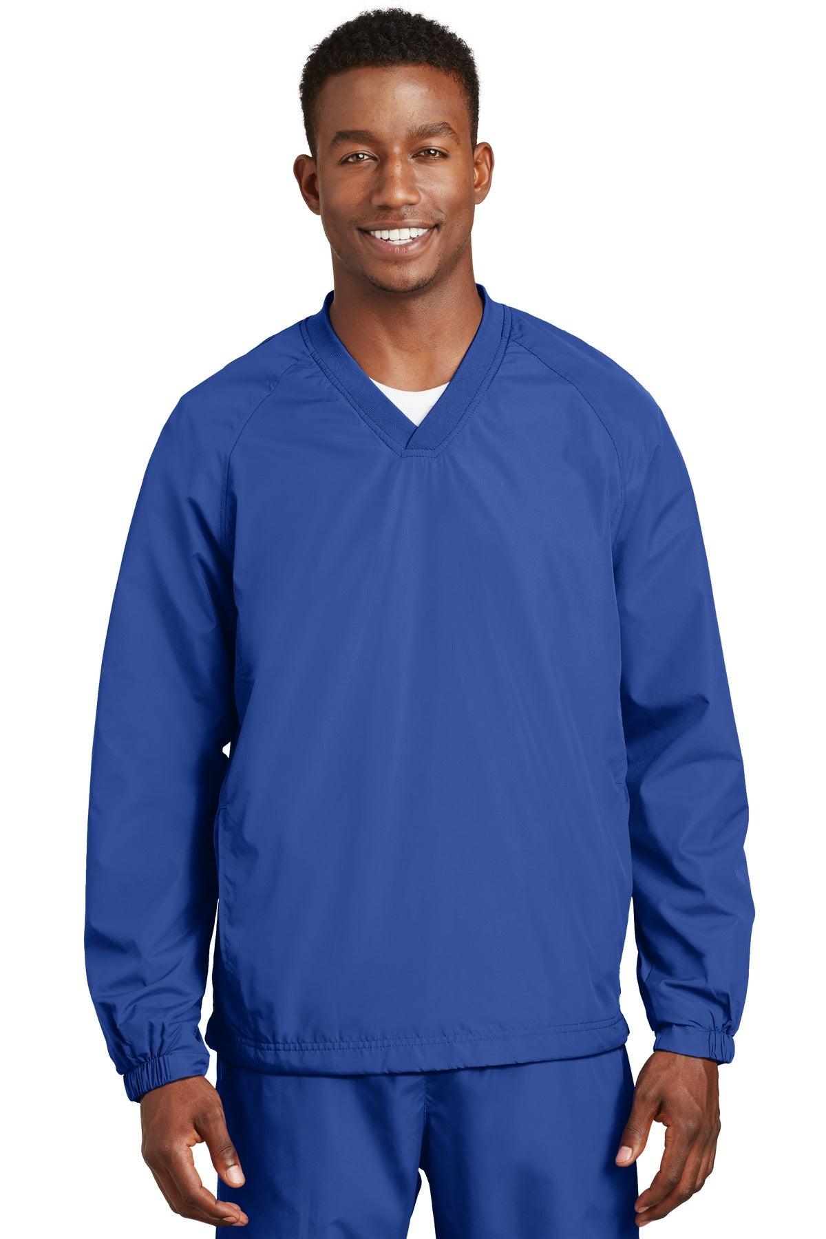 Sport-Tek V-Neck Raglan Wind Shirt. JST72 - Dresses Max