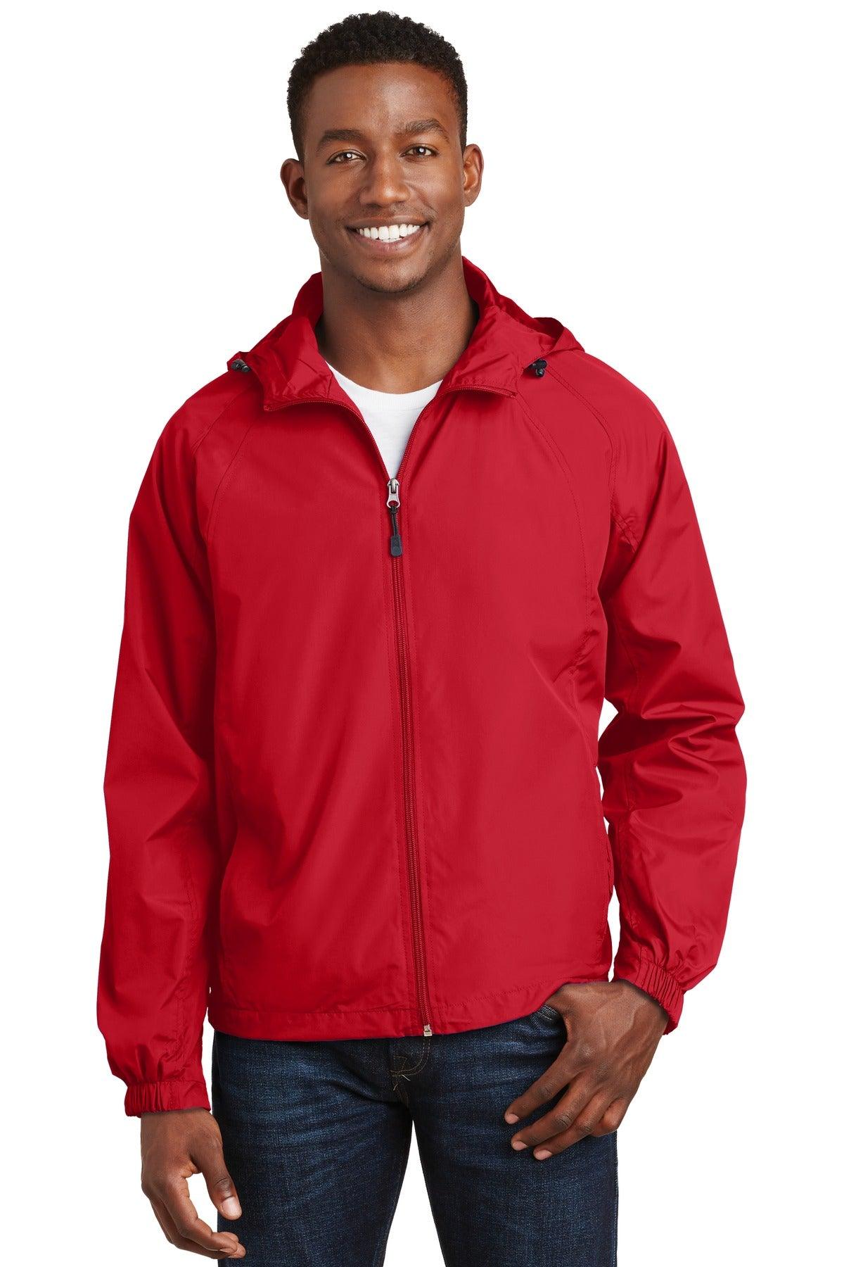 Sport-Tek Hooded Raglan Jacket. JST73 - Dresses Max