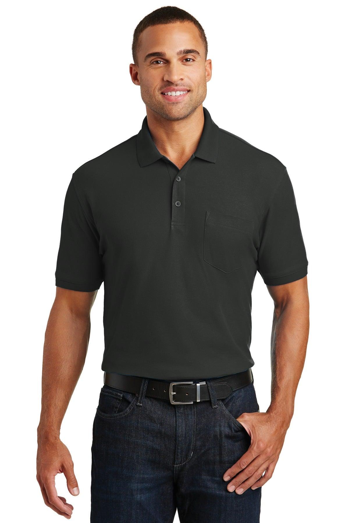 Port Authority Core Classic Pique Pocket Polo. K100P - Dresses Max