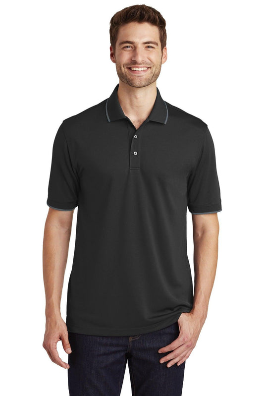 Port Authority Dry Zone UV Micro-Mesh Tipped Polo. K111 - Dresses Max