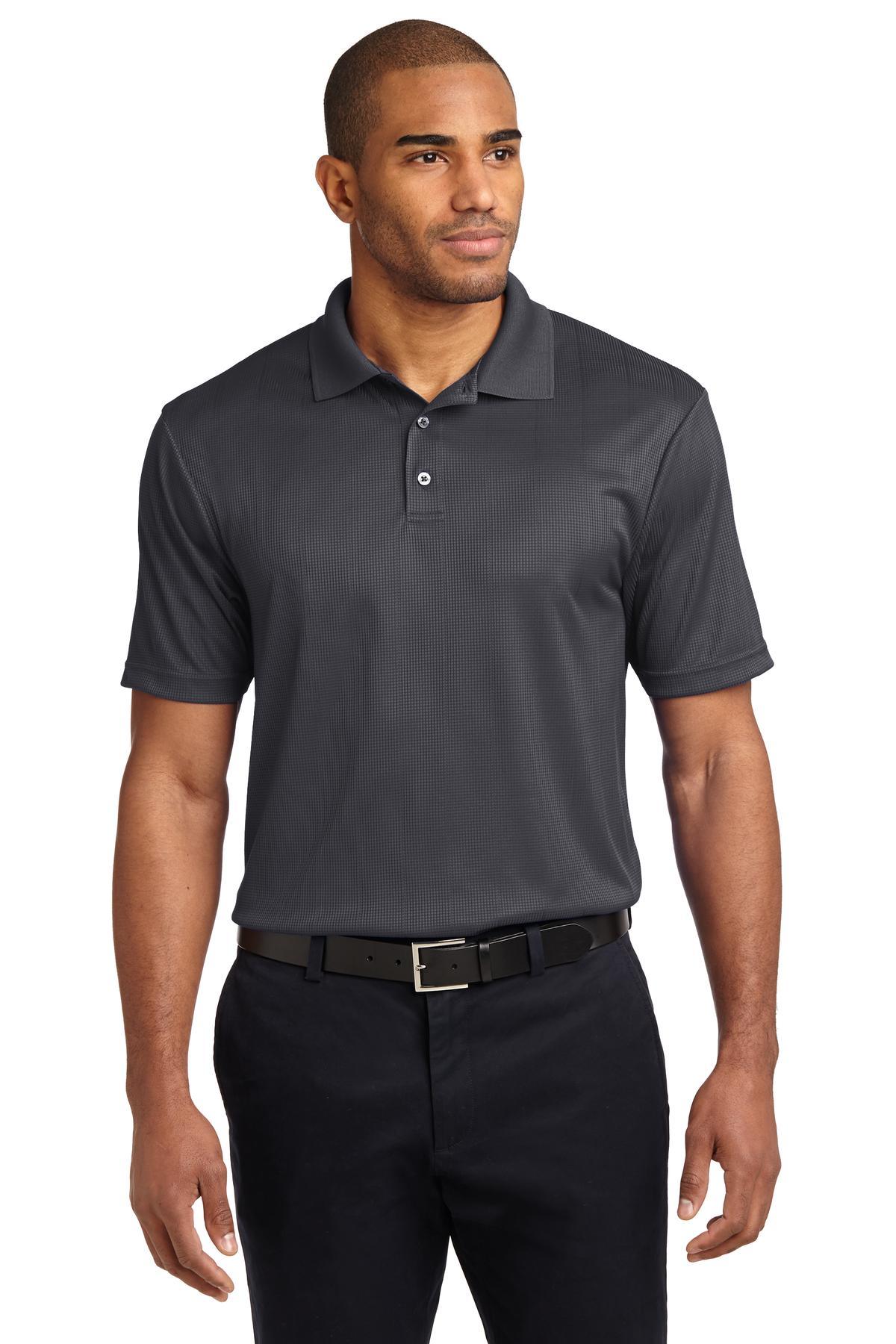 Port Authority Performance Fine Jacquard Polo. K528 - Dresses Max