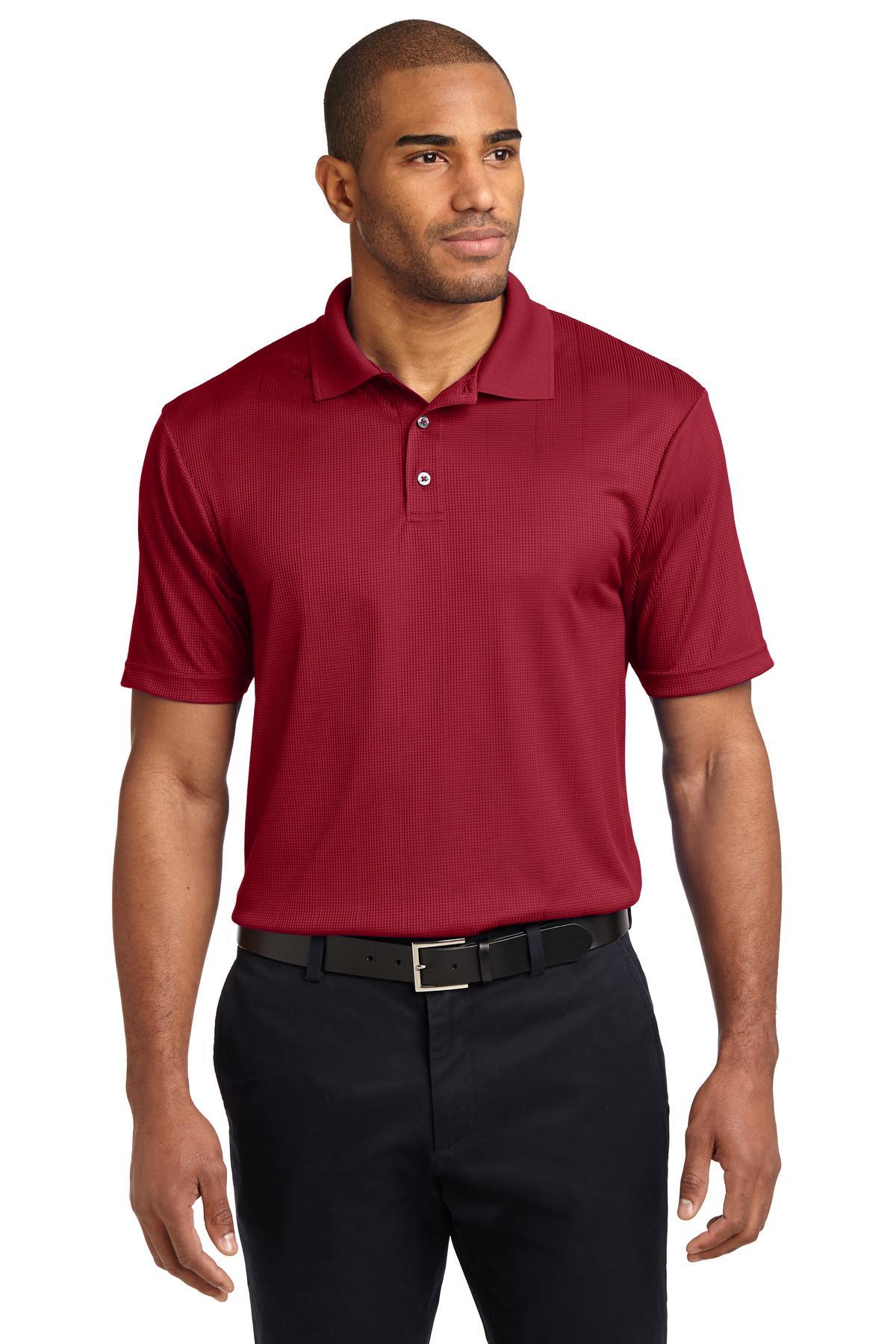 Port Authority Performance Fine Jacquard Polo. K528 - Dresses Max