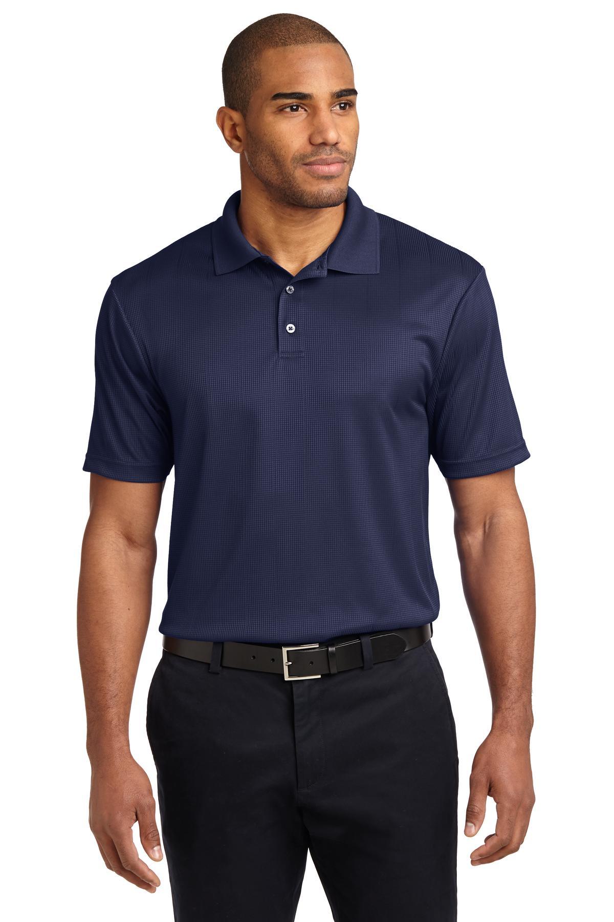 Port Authority Performance Fine Jacquard Polo. K528 - Dresses Max