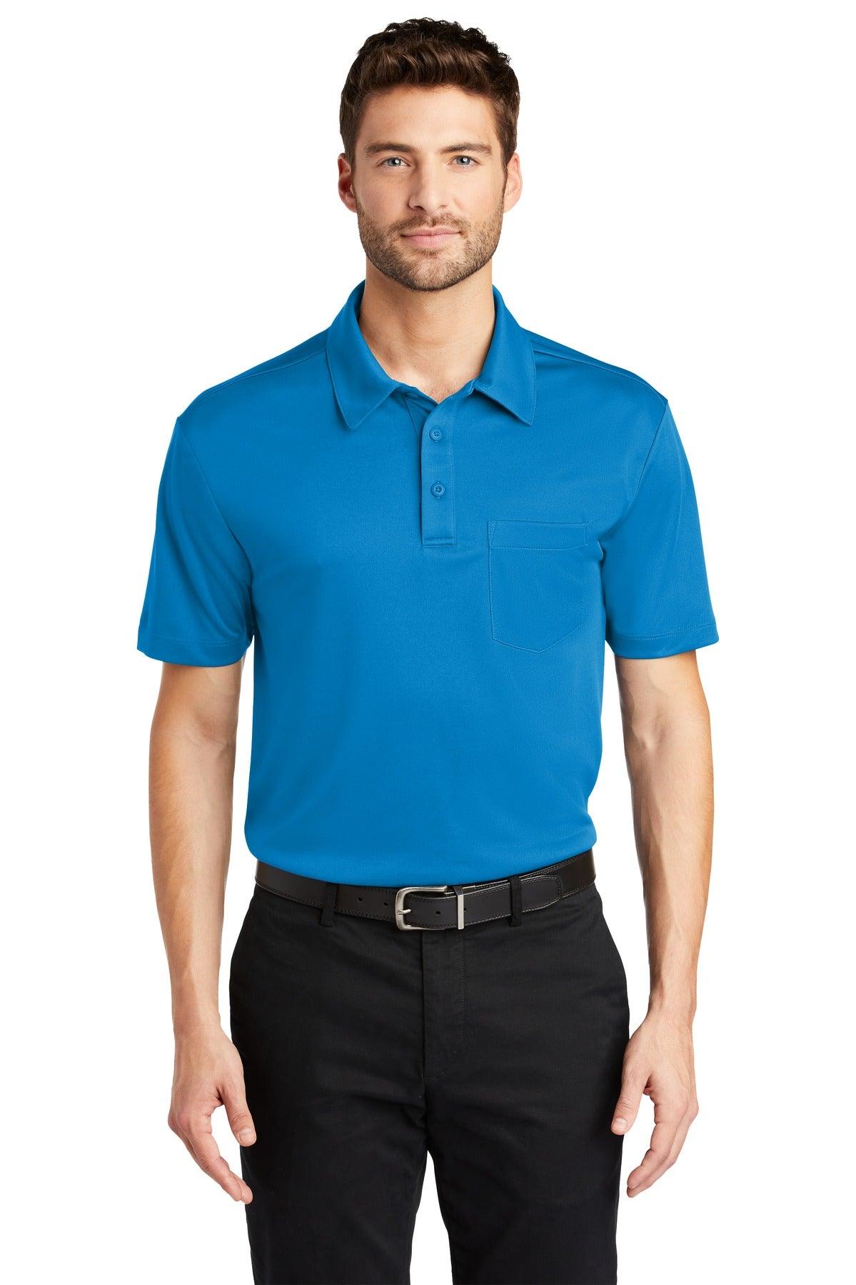 Port Authority Silk Touch Performance Pocket Polo. K540P - Dresses Max