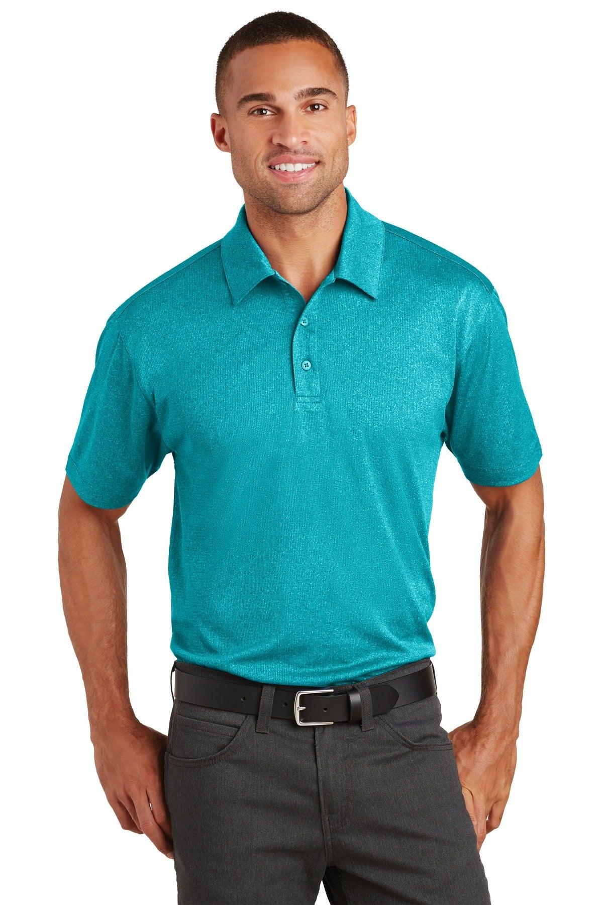 Port Authority Trace Heather Polo. K576 - Dresses Max