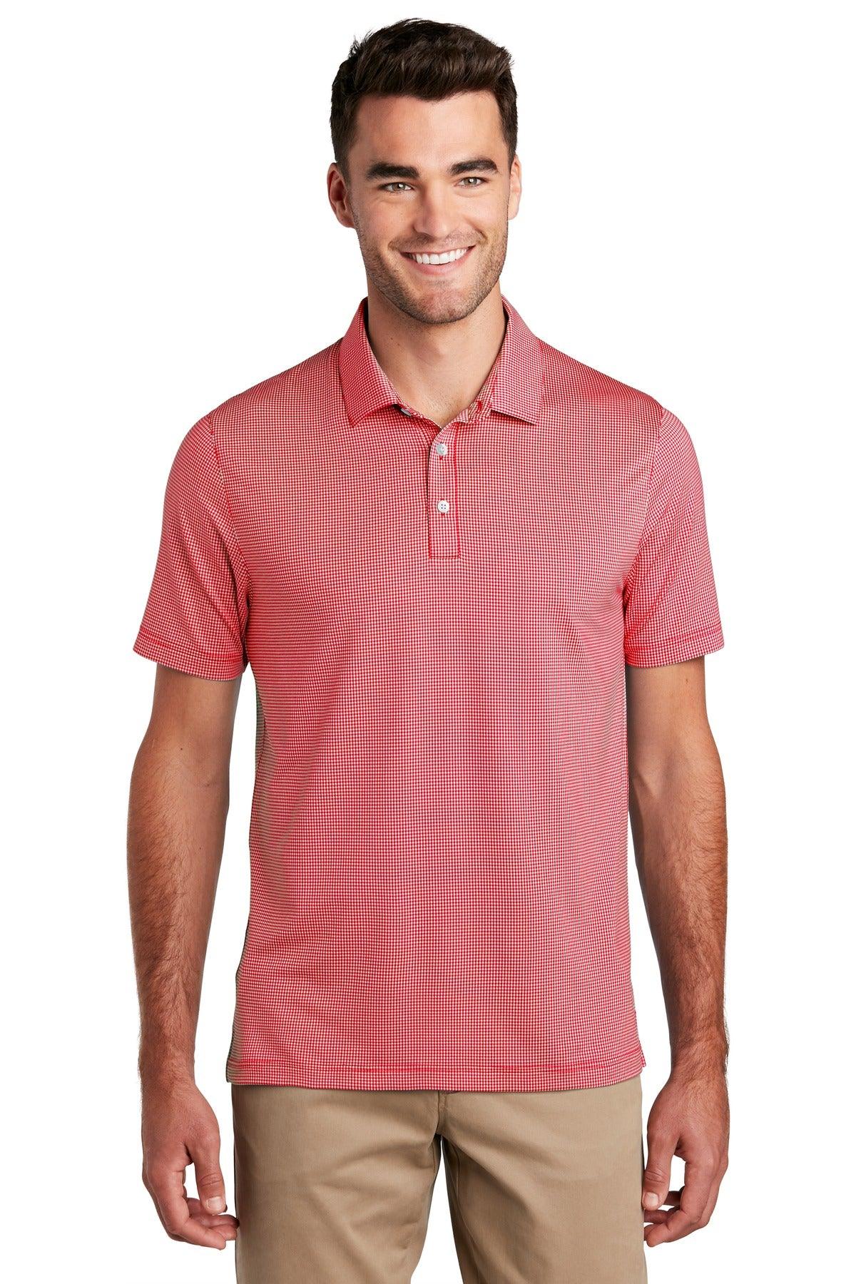 Port Authority Gingham Polo K646 - Dresses Max