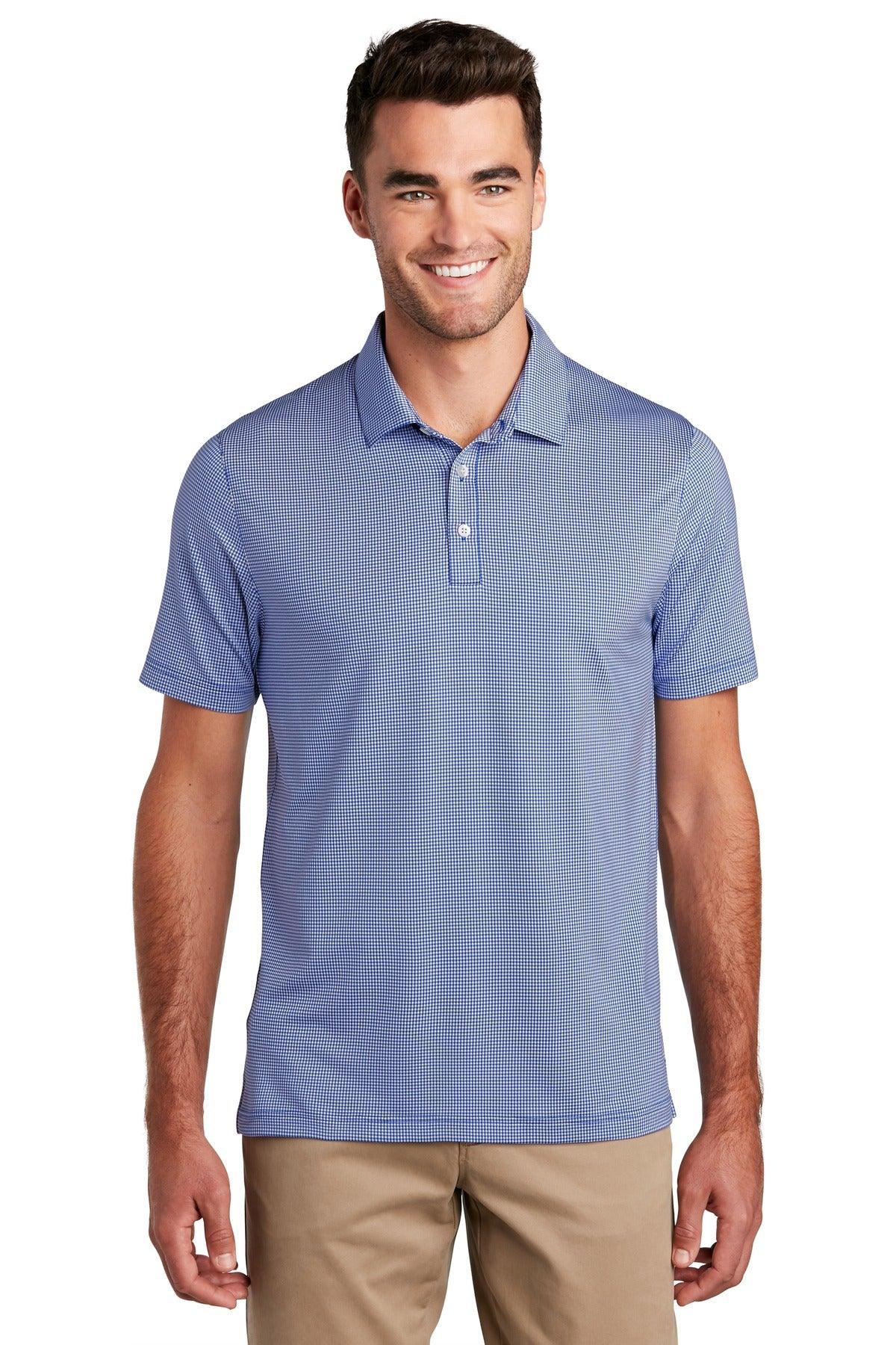 Port Authority Gingham Polo K646 - Dresses Max