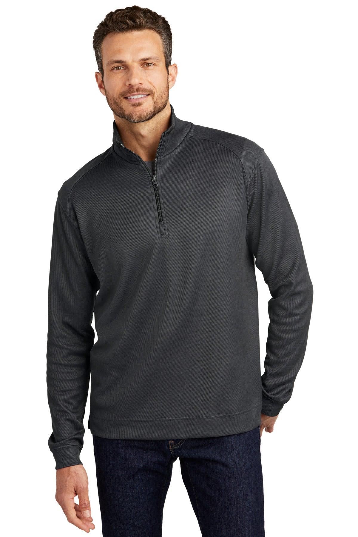 Port Authority Vertical Texture 1/4-Zip Pullover. K805 - Dresses Max