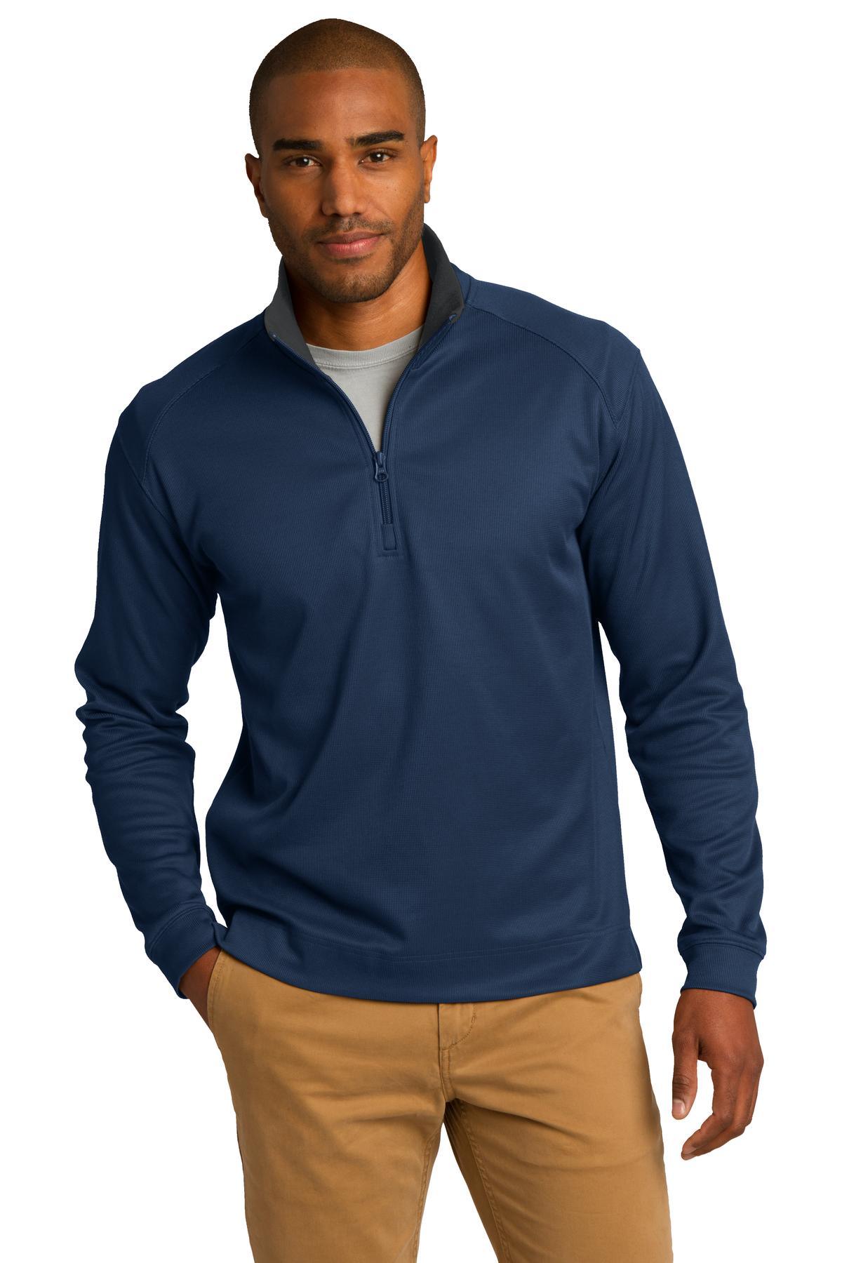 Port Authority Vertical Texture 1/4-Zip Pullover. K805 - Dresses Max