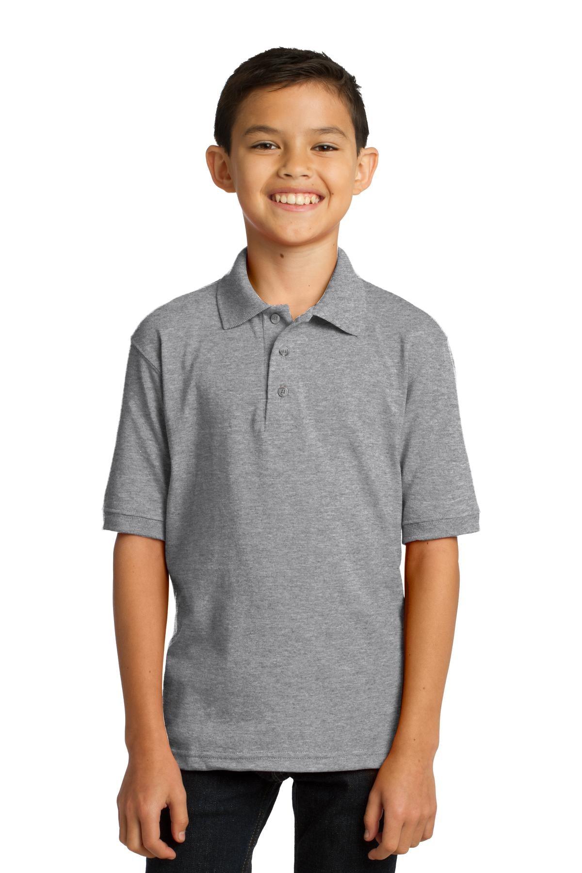 Port & Company Youth Core Blend Jersey Knit Polo. KP55Y - Dresses Max