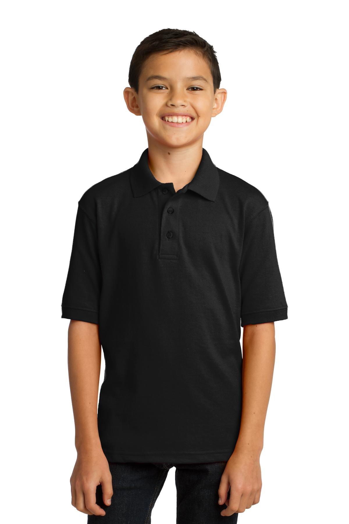 Port & Company Youth Core Blend Jersey Knit Polo. KP55Y - Dresses Max