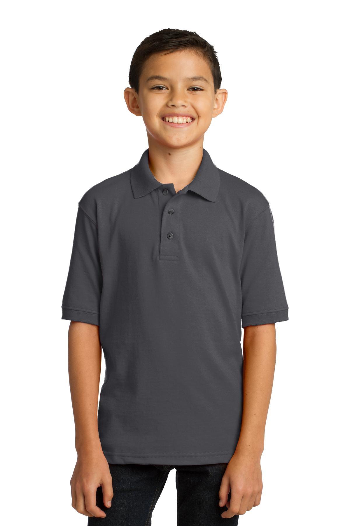 Port & Company Youth Core Blend Jersey Knit Polo. KP55Y - Dresses Max