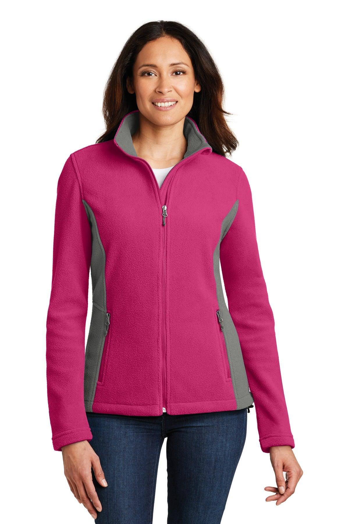 Port Authority Ladies Colorblock Value Fleece Jacket. L216 - Dresses Max