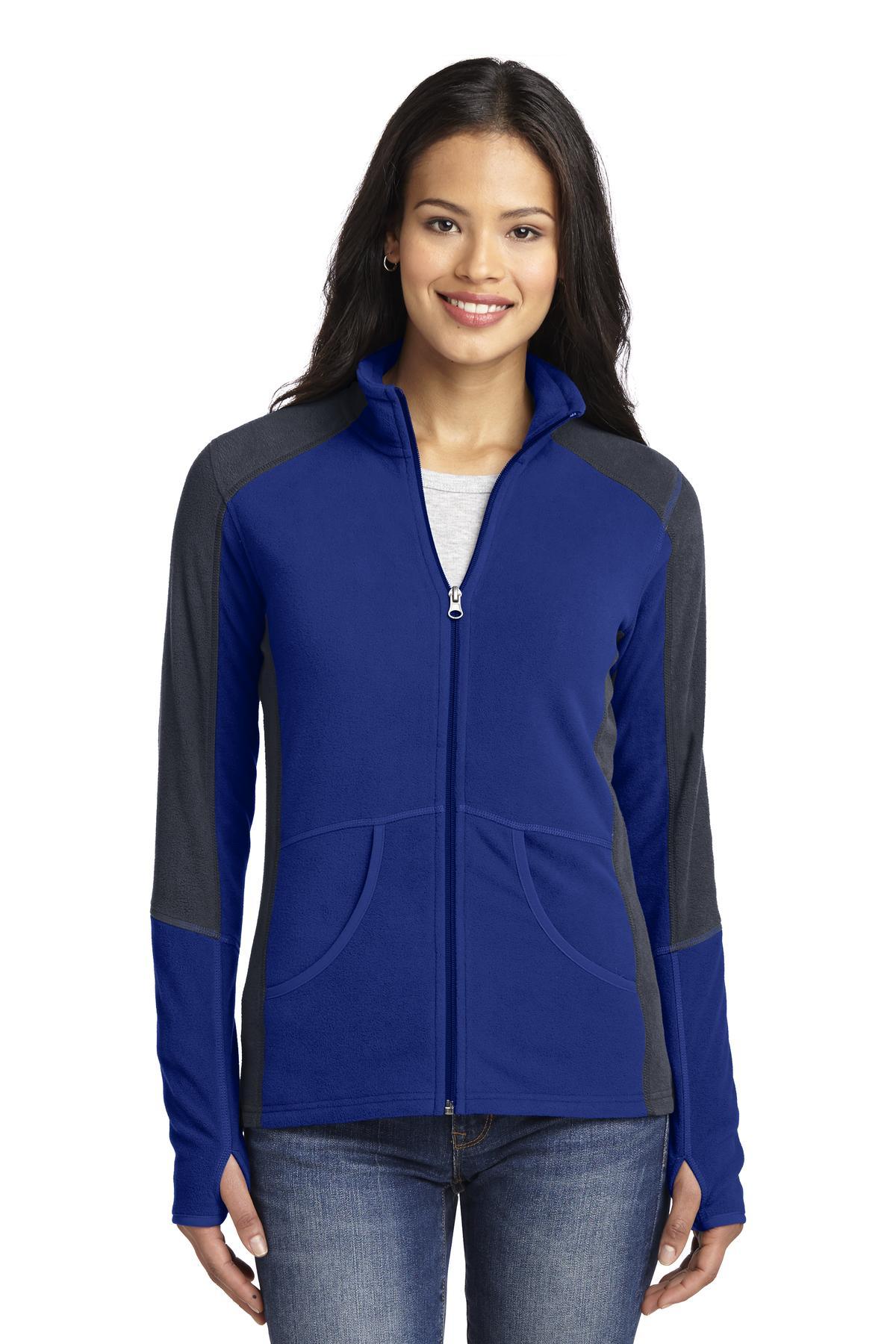 Port Authority Ladies Colorblock Microfleece Jacket. L230 - Dresses Max