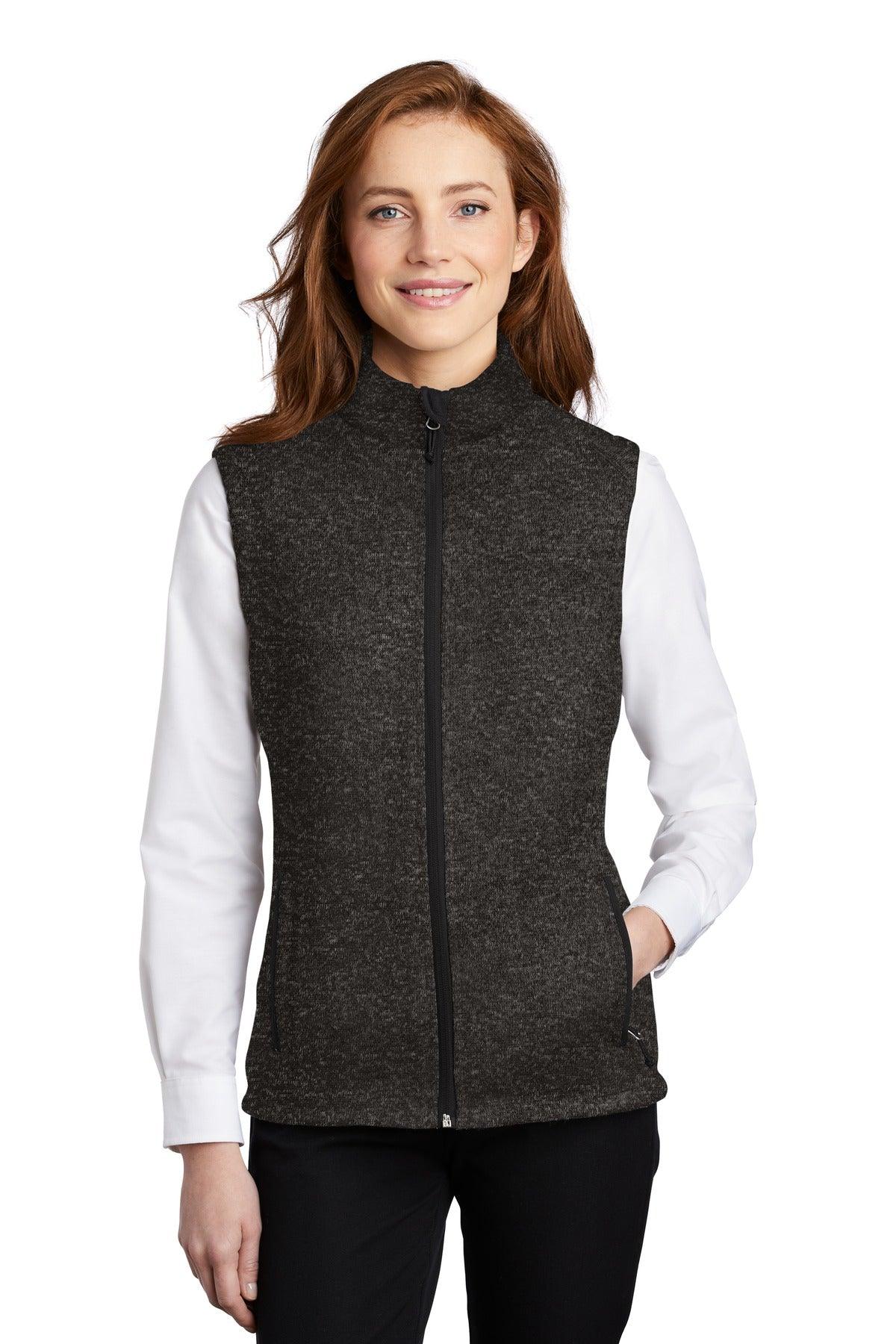 Port Authority Ladies Sweater Fleece Vest L236 - Dresses Max