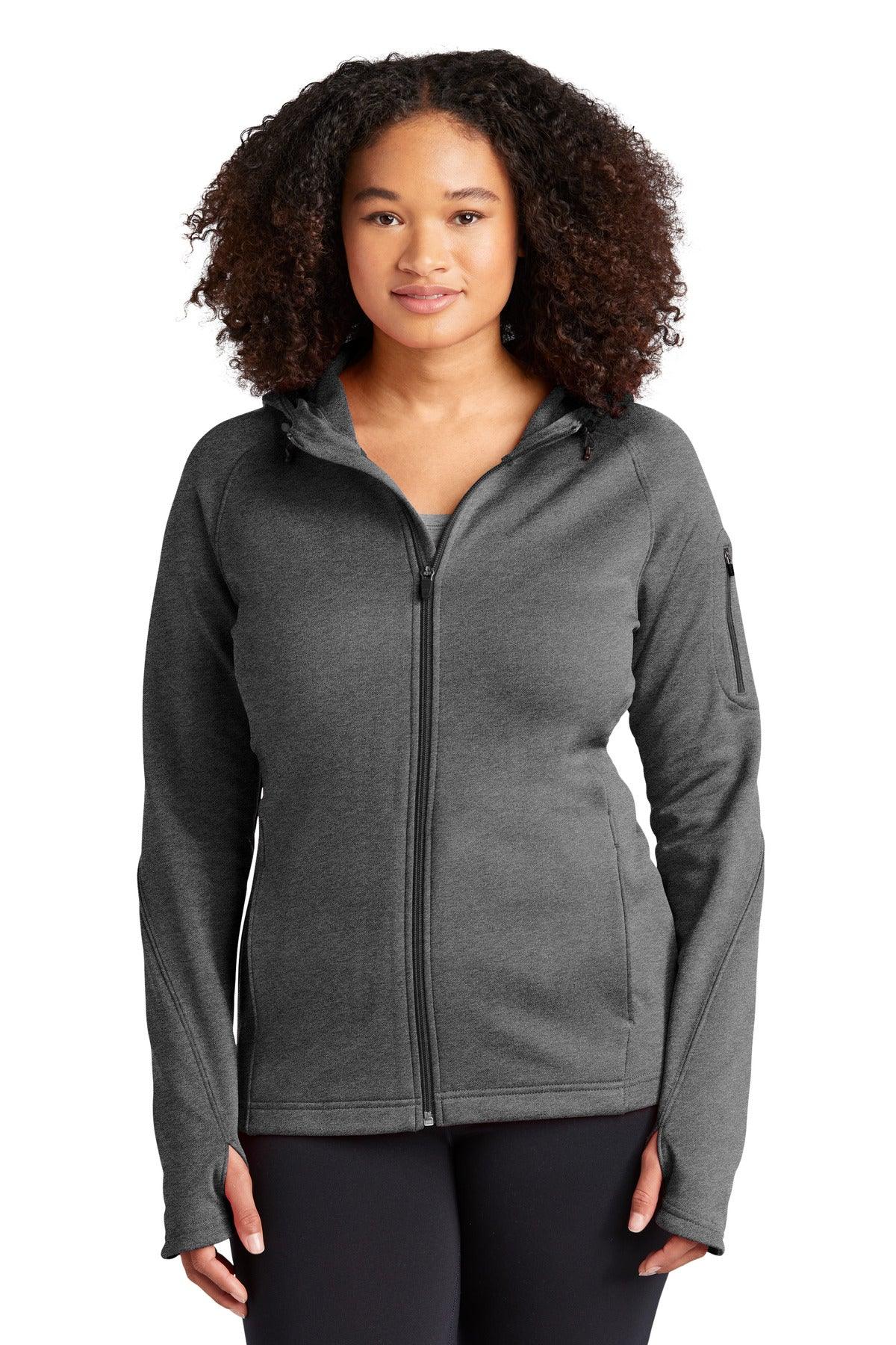 Sport-Tek Ladies Tech Fleece Full-Zip Hooded Jacket. L248 - Dresses Max