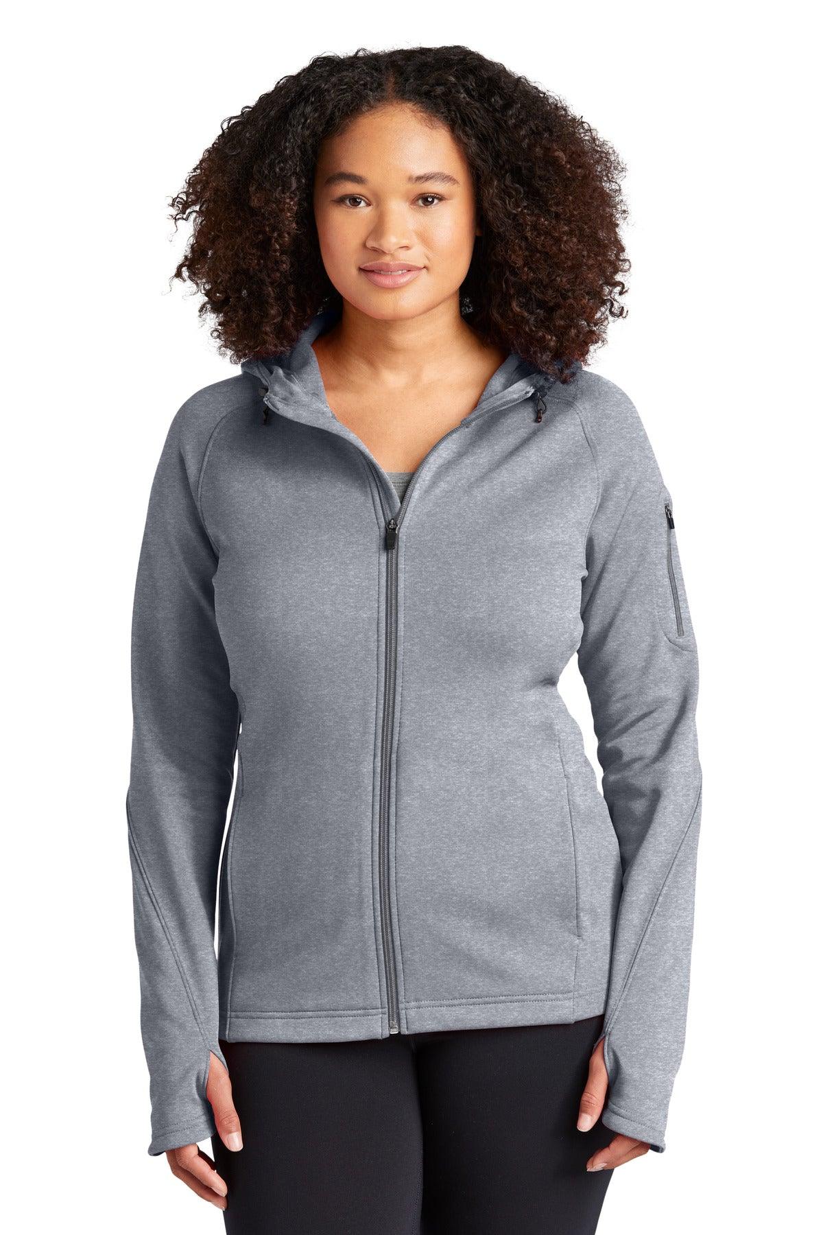 Sport-Tek Ladies Tech Fleece Full-Zip Hooded Jacket. L248 - Dresses Max