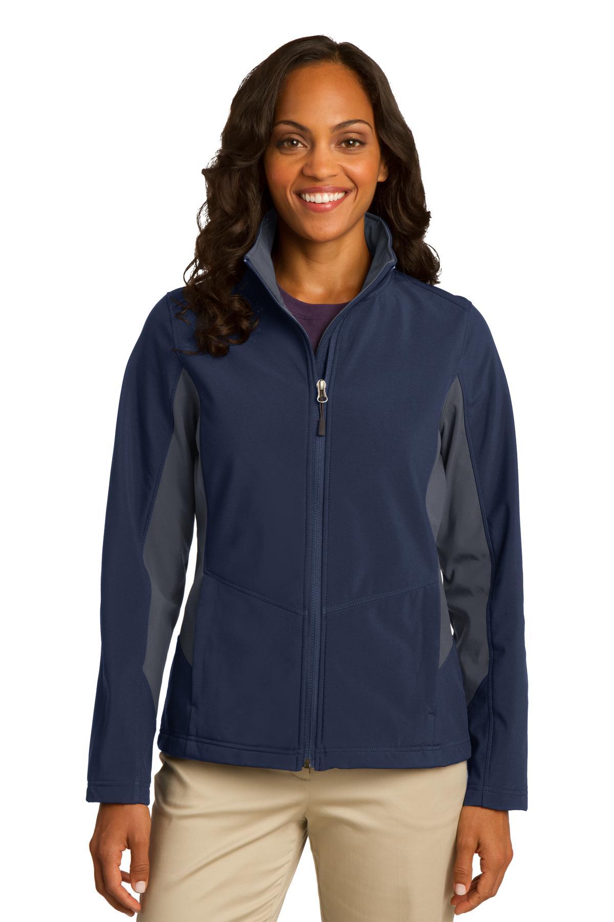 Port Authority Ladies Core Colorblock Soft Shell Jacket. L318 - Dresses Max