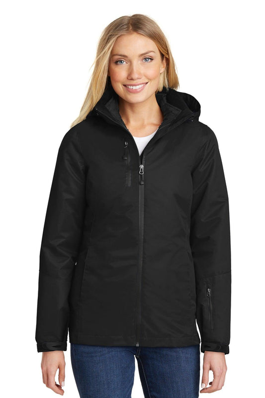 Port Authority Ladies Vortex Waterproof 3-in-1 Jacket. L332 - Dresses Max