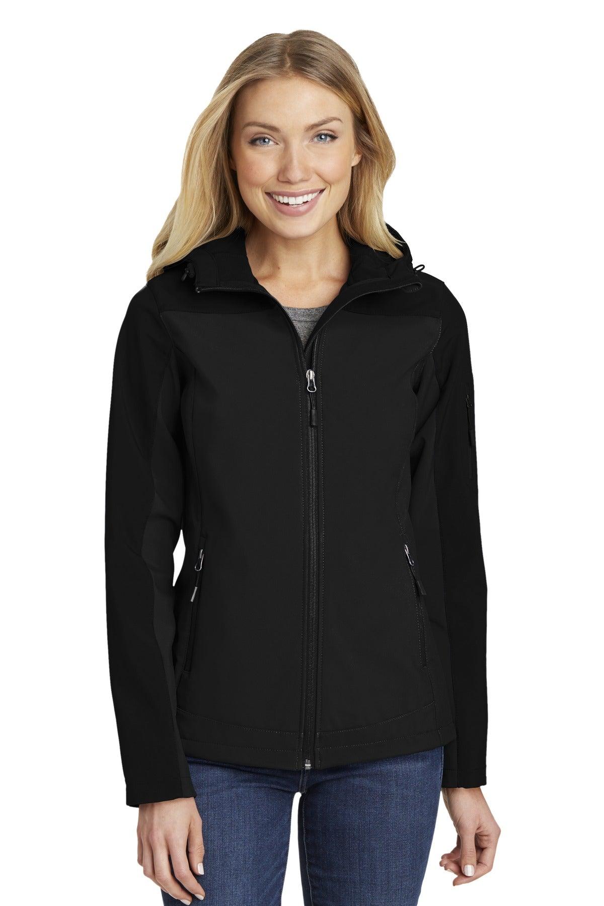 Port Authority Ladies Hooded Core Soft Shell Jacket. L335 - Dresses Max