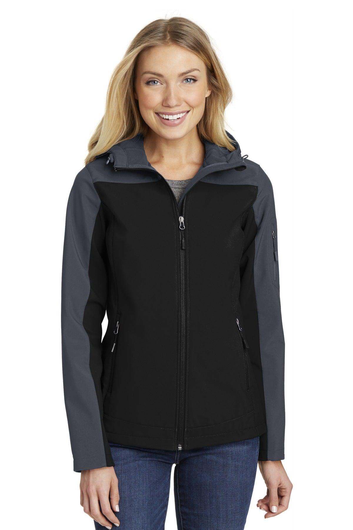 Port Authority Ladies Hooded Core Soft Shell Jacket. L335 - Dresses Max