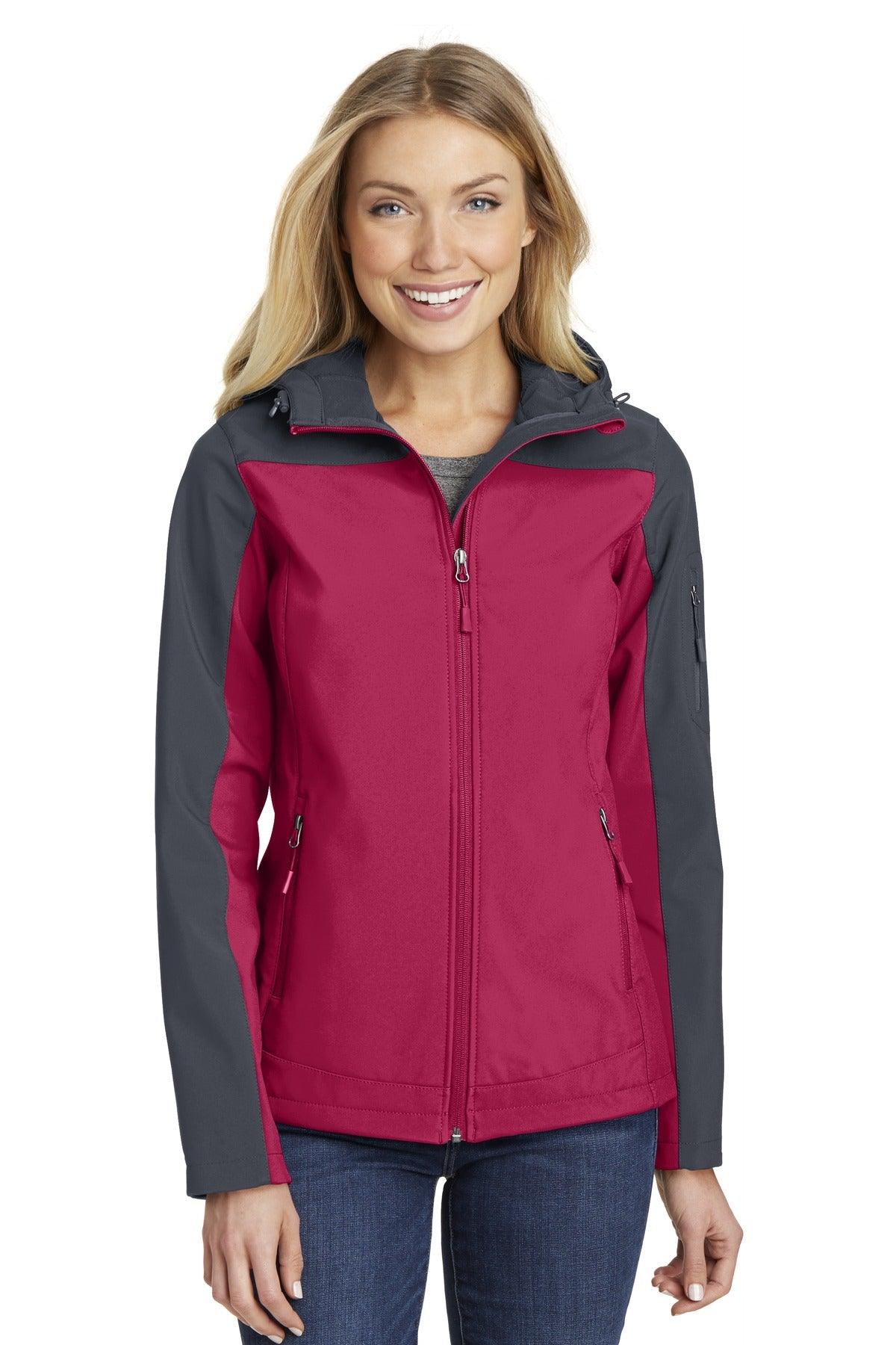 Port Authority Ladies Hooded Core Soft Shell Jacket. L335 - Dresses Max