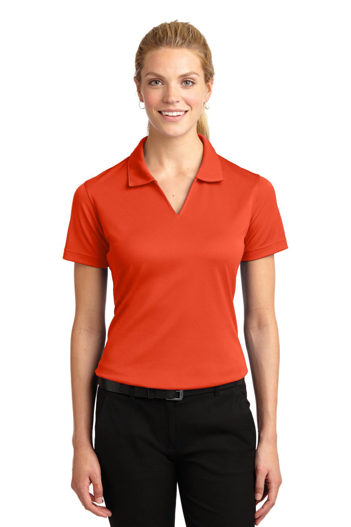 Sport-Tek Ladies Dri-Mesh V-Neck Polo. L469 - Dresses Max