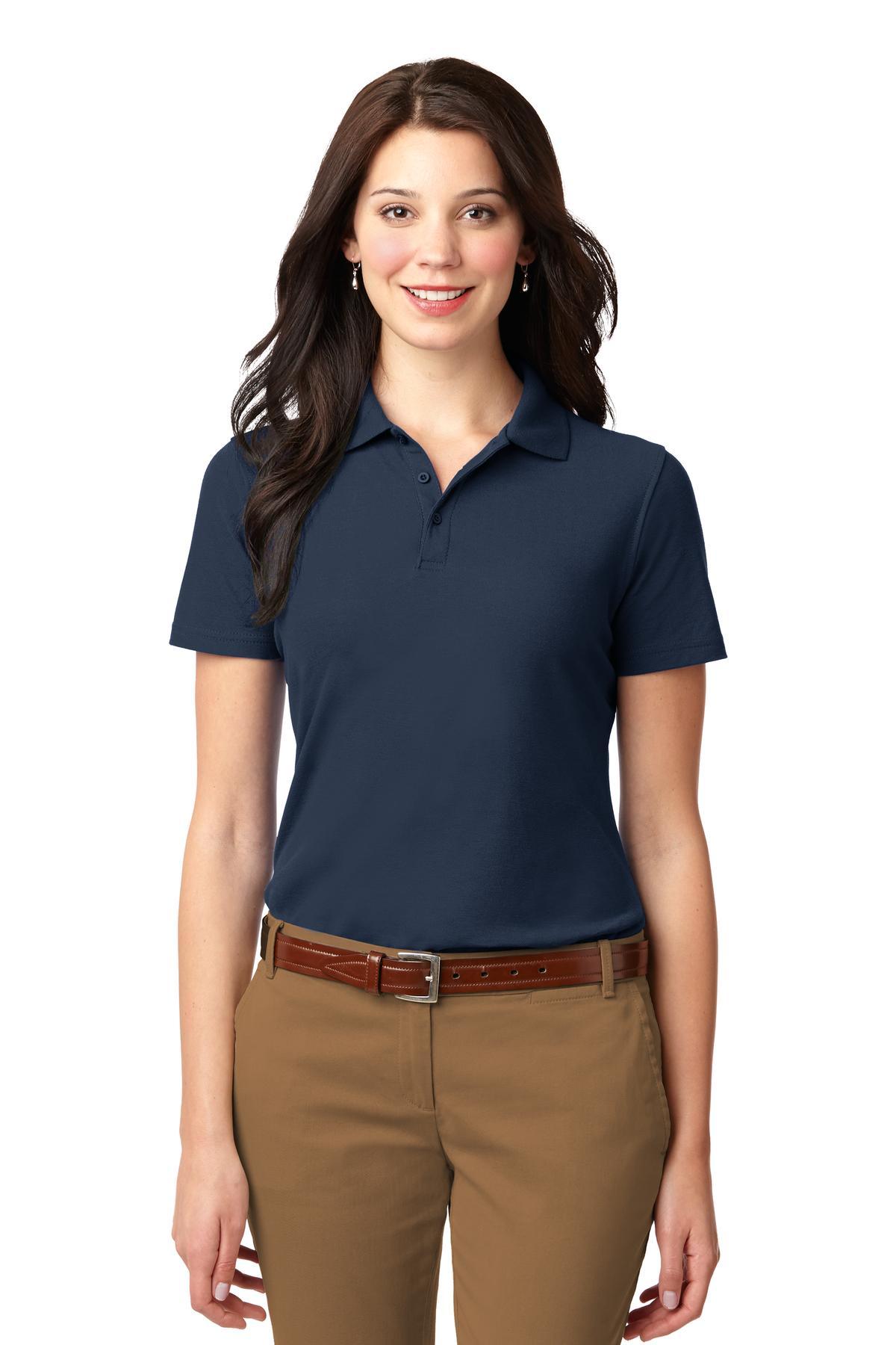 Port Authority Ladies Stain-Resistant Polo. L510 - Dresses Max