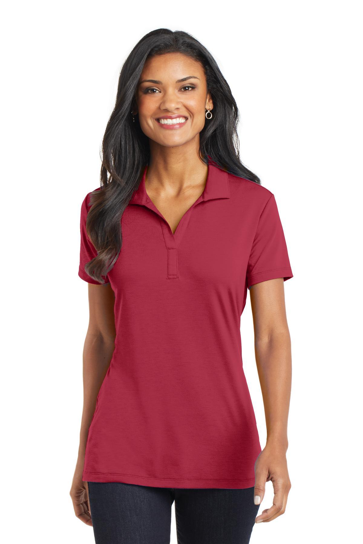 Port Authority Ladies Cotton Touch Performance Polo. L568 - Dresses Max