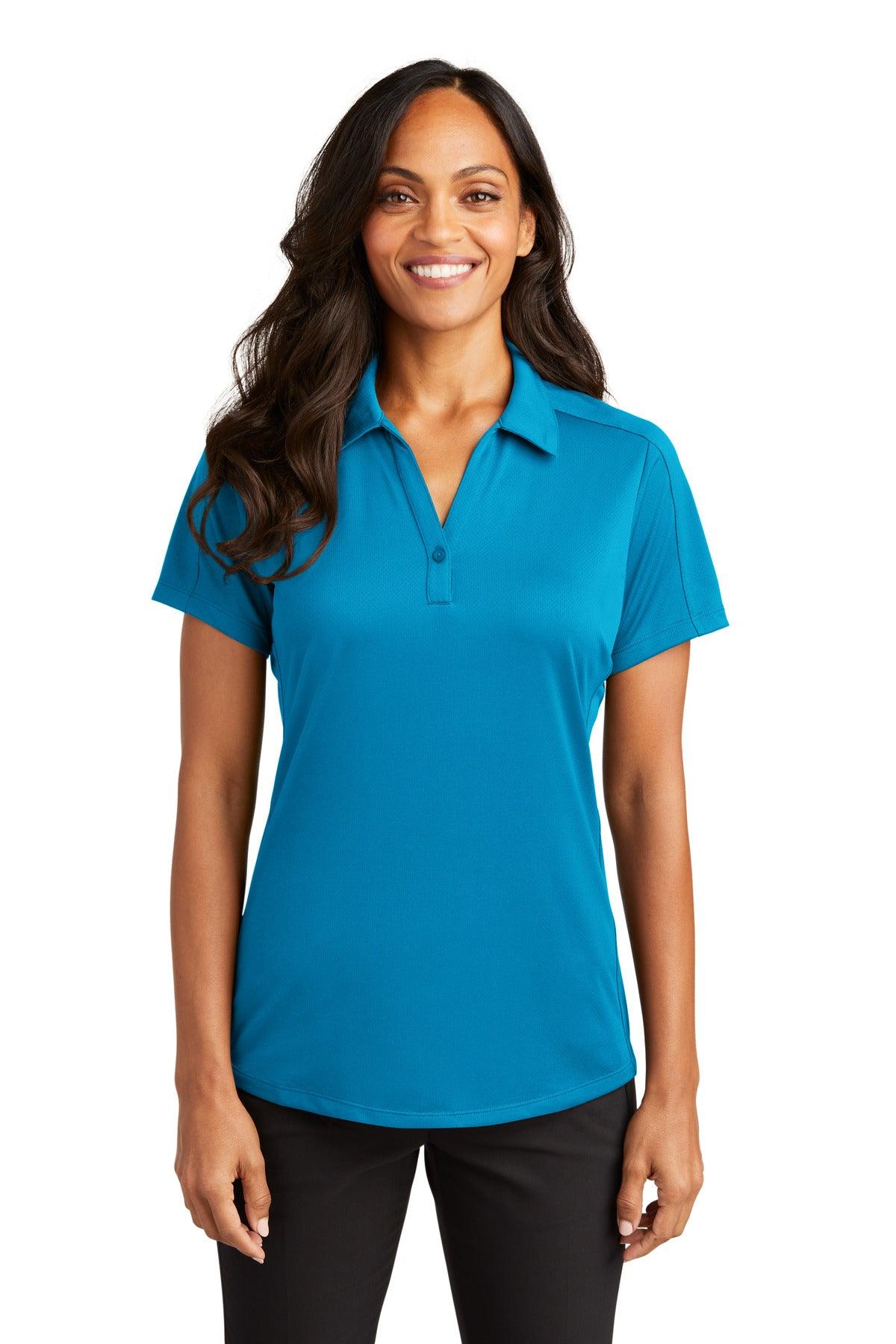 Port Authority Ladies Diamond Jacquard Polo. L569 - Dresses Max