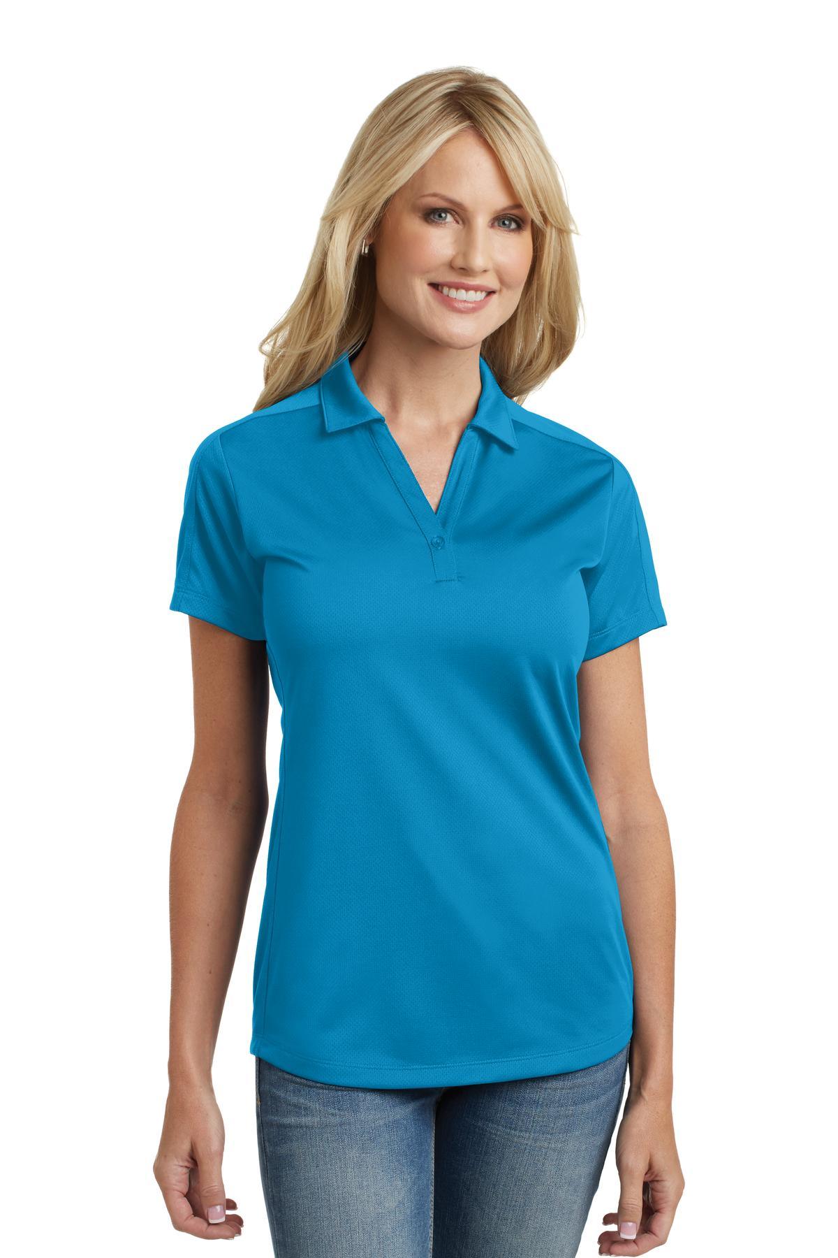 Port Authority Ladies Diamond Jacquard Polo. L569 - Dresses Max