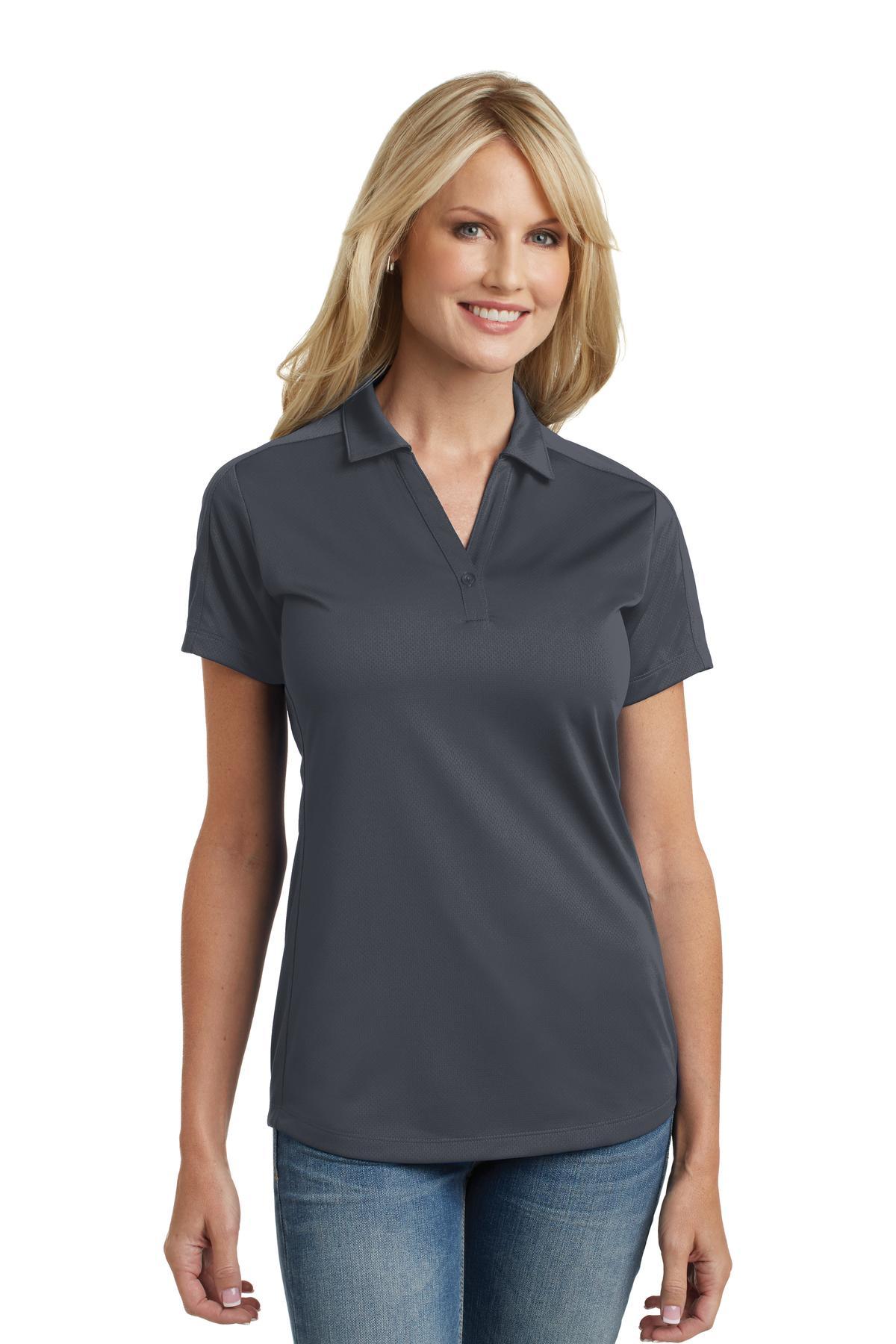 Port Authority Ladies Diamond Jacquard Polo. L569 - Dresses Max