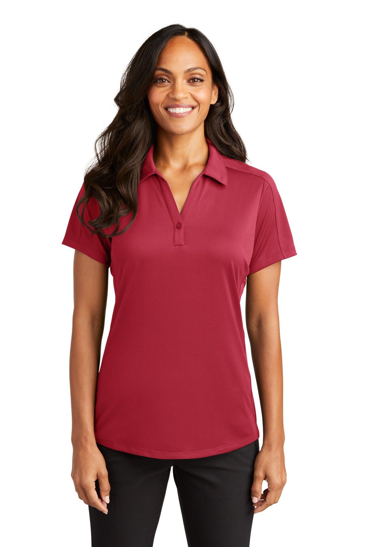 Port Authority Ladies Diamond Jacquard Polo. L569 - Dresses Max