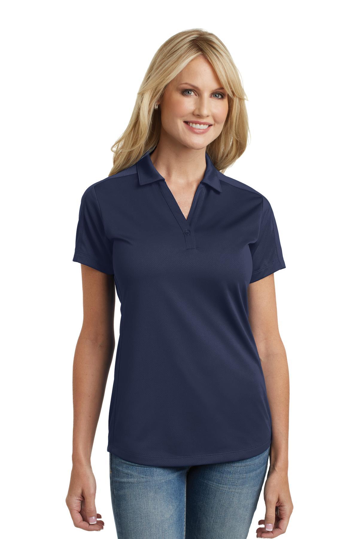 Port Authority Ladies Diamond Jacquard Polo. L569 - Dresses Max