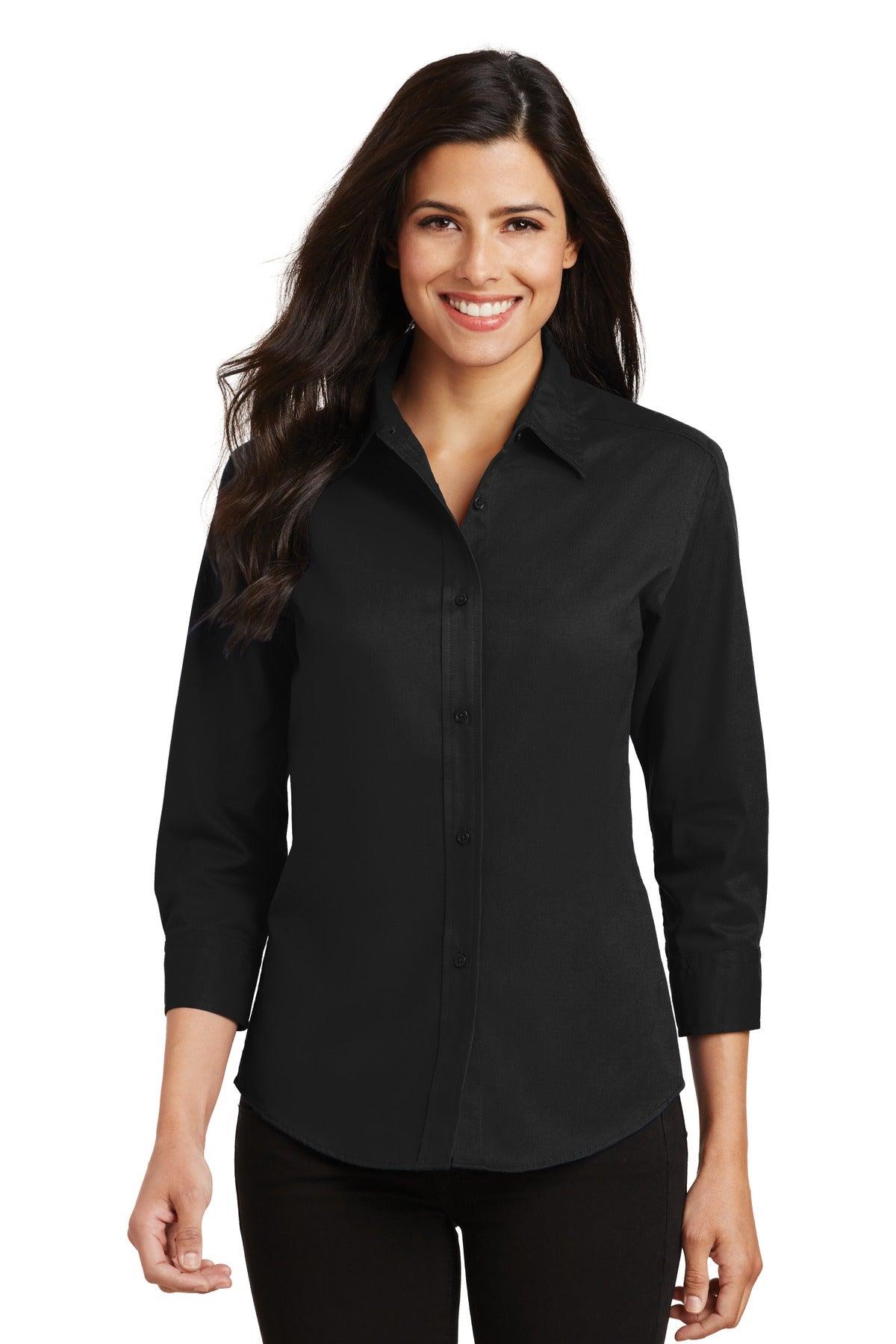 Port Authority Ladies 3/4-Sleeve Easy Care Shirt. L612 - Dresses Max