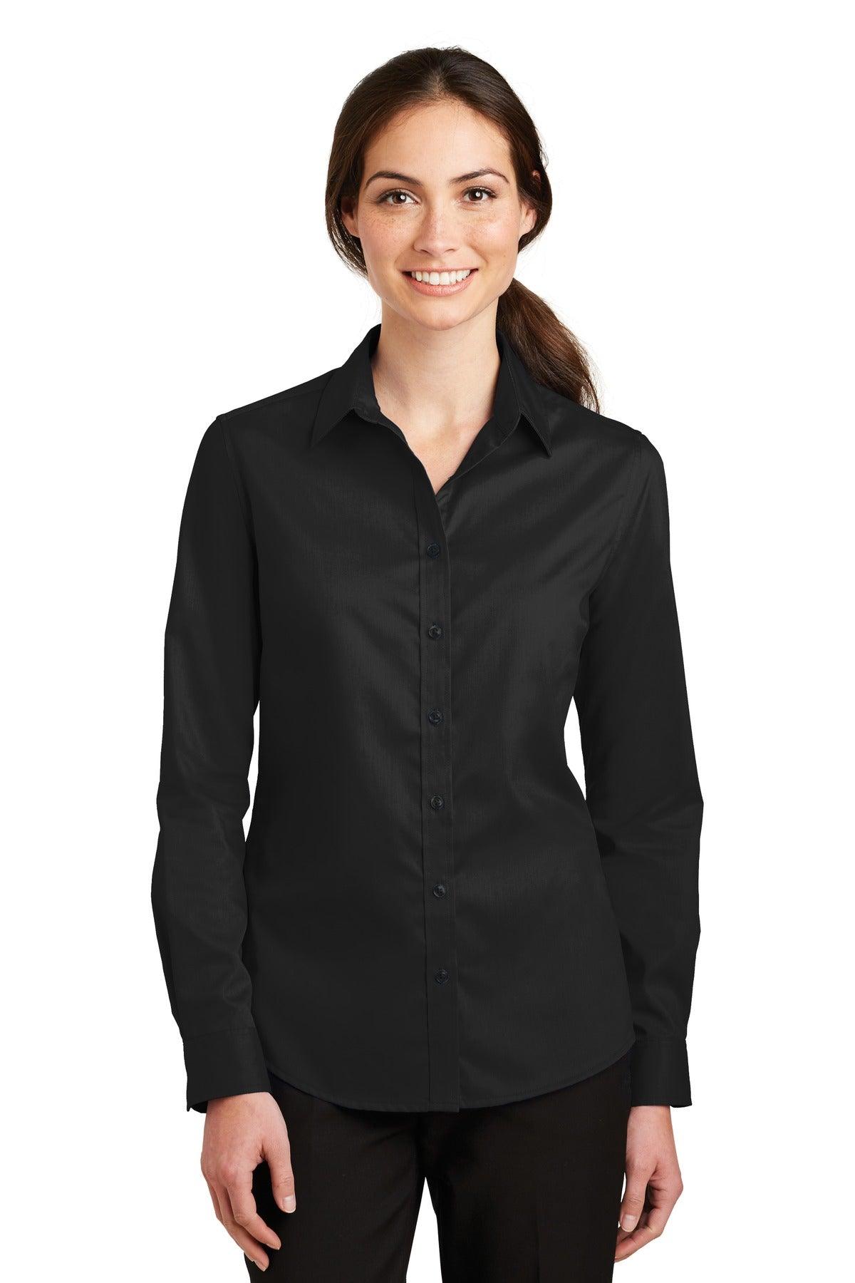 Port Authority Ladies SuperPro Twill Shirt. L663 - Dresses Max