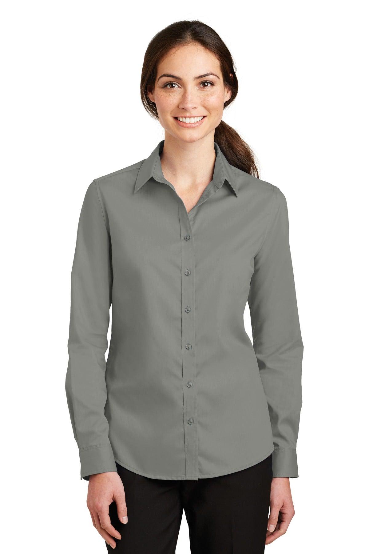 Port Authority Ladies SuperPro Twill Shirt. L663 - Dresses Max