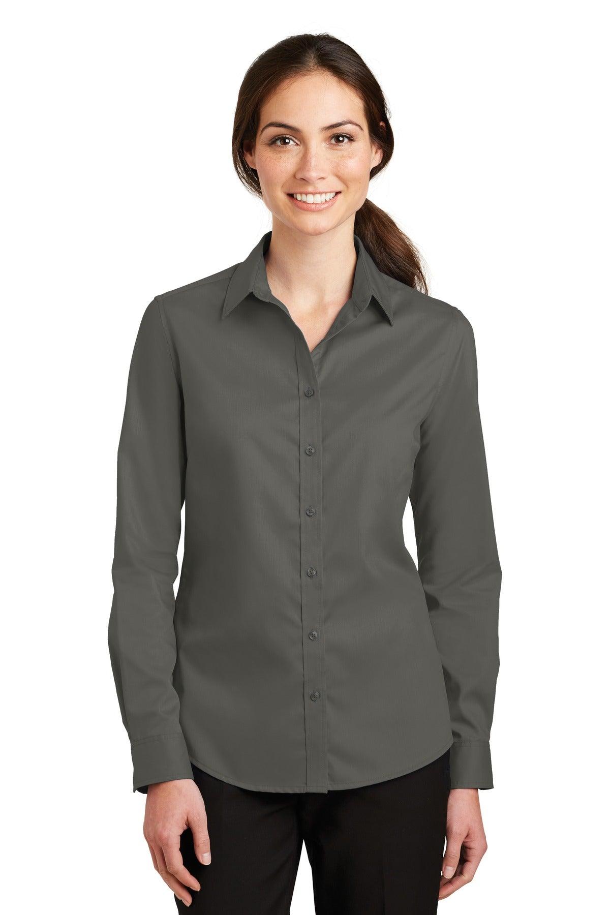 Port Authority Ladies SuperPro Twill Shirt. L663 - Dresses Max