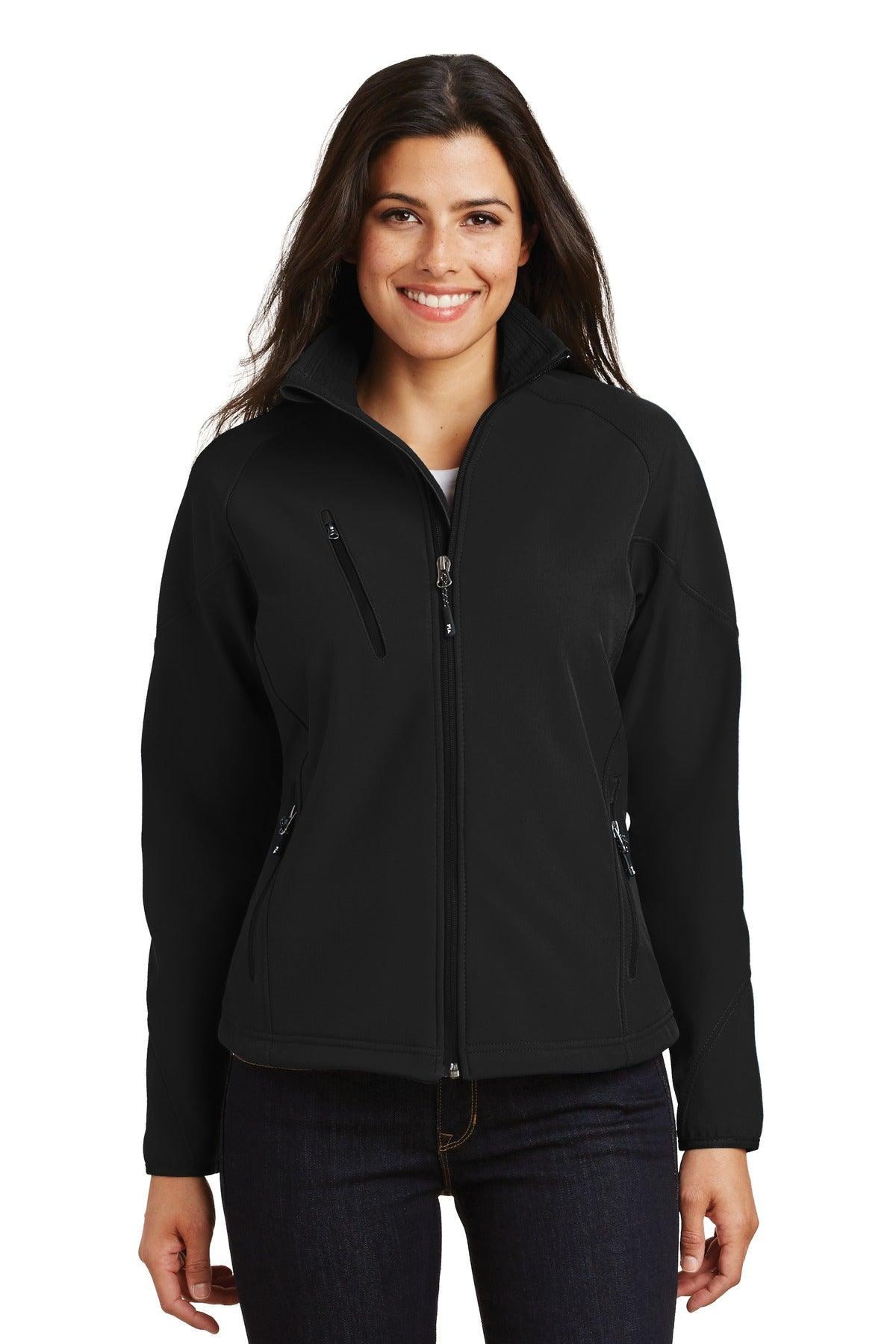 Port Authority Ladies Textured Soft Shell Jacket. L705 - Dresses Max