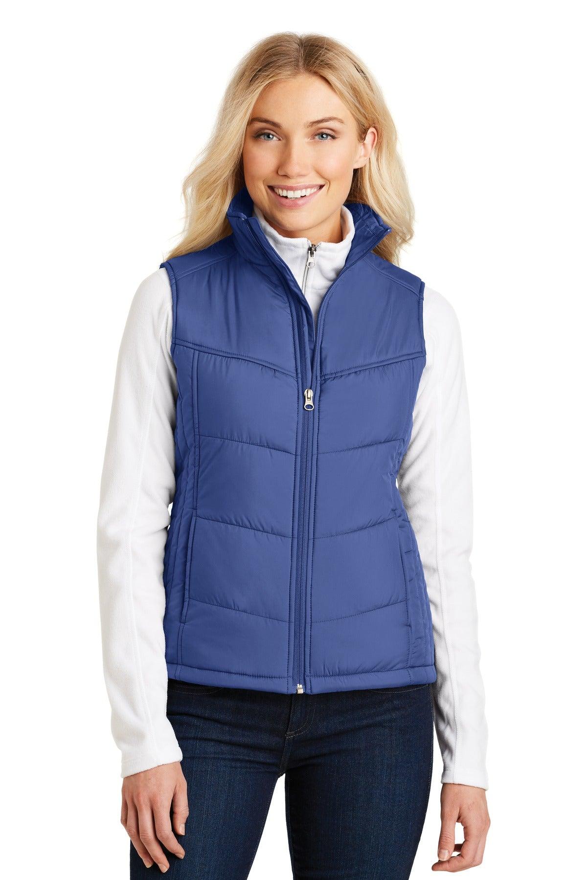 Port Authority Ladies Puffy Vest. L709 - Dresses Max