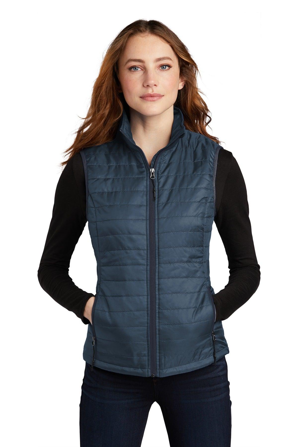 Port Authority Ladies Packable Puffy Vest L851 - Dresses Max