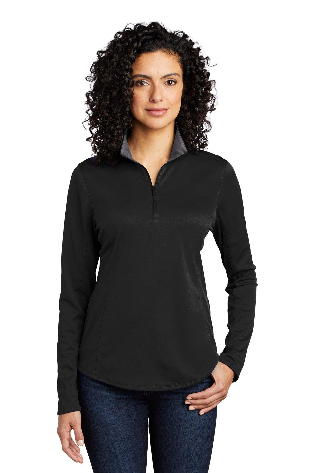 Port Authority Ladies Silk Touch Performance 1/4-Zip LK584 - Dresses Max