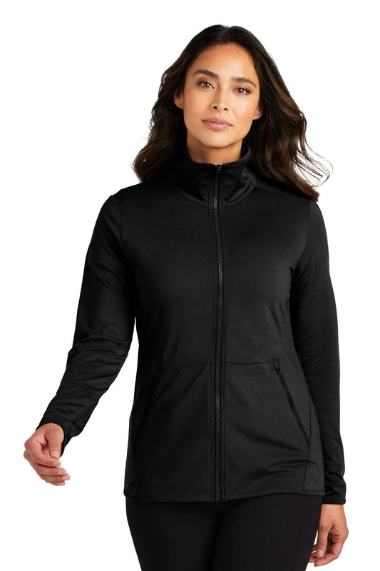 Port Authority Ladies Accord Stretch Fleece Full-Zip LK595 - Dresses Max