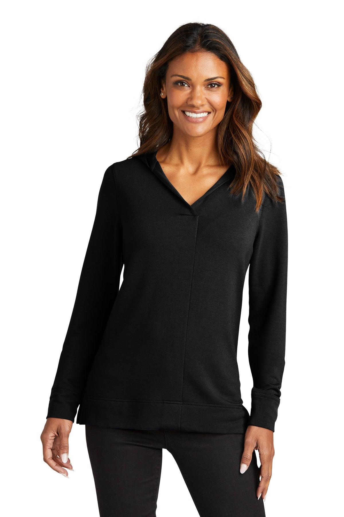 Port Authority Ladies Microterry Pullover Hoodie LK826 - Dresses Max