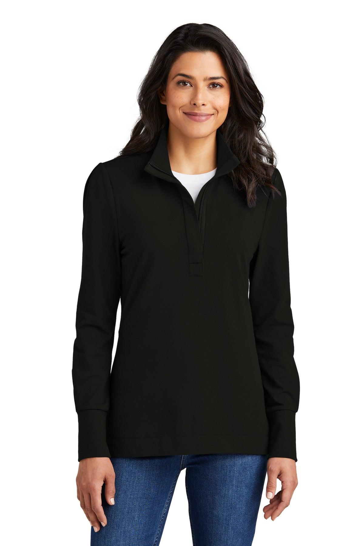Port Authority Ladies Fairway Stretch 1/4-Zip LK829 - Dresses Max