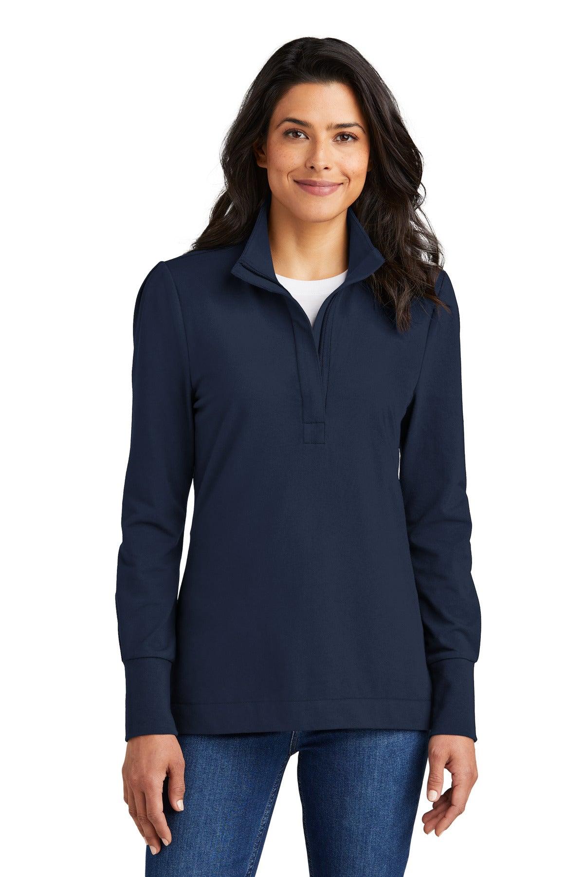 Port Authority Ladies Fairway Stretch 1/4-Zip LK829 - Dresses Max